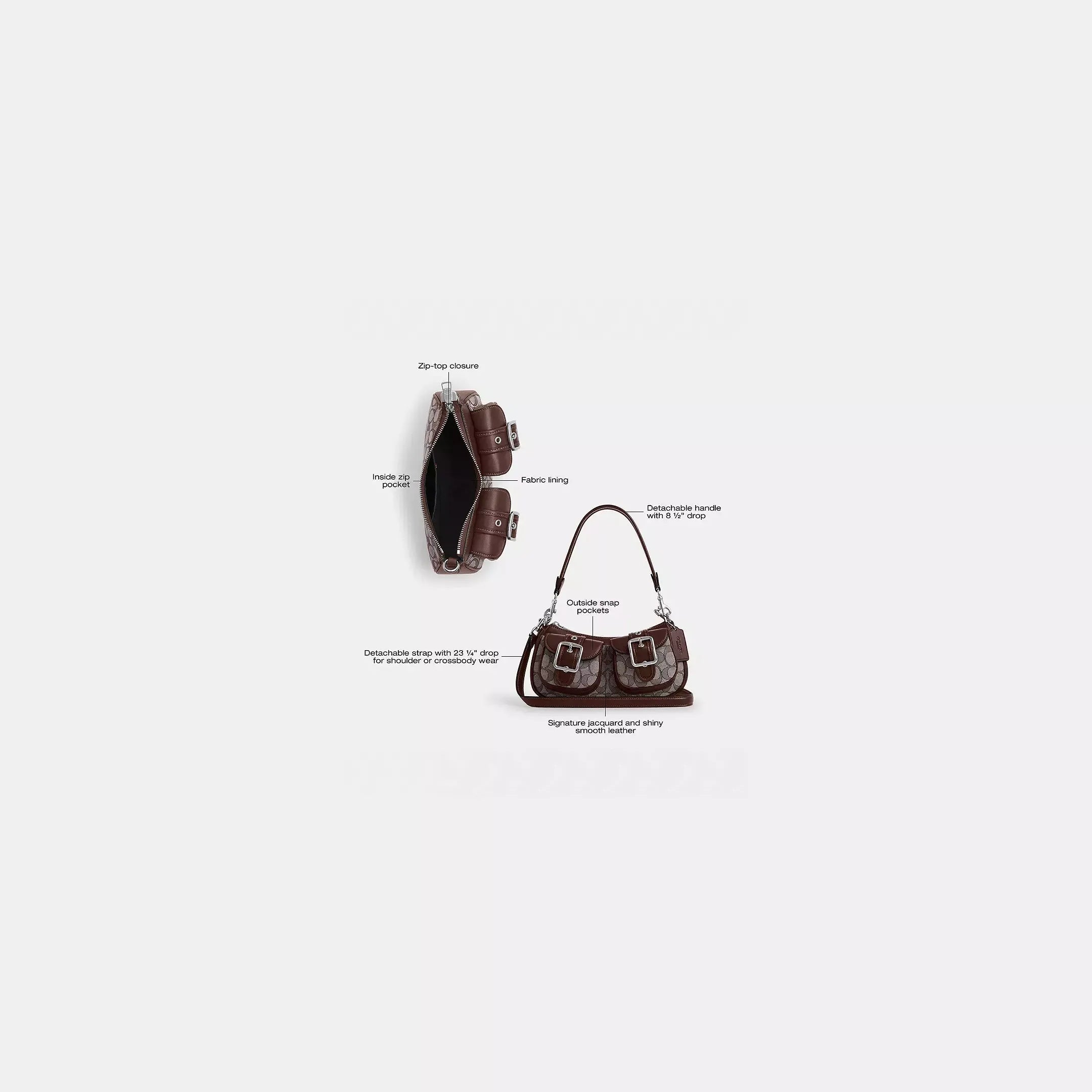 Coach Ashton Bag In Signature Jacquard
