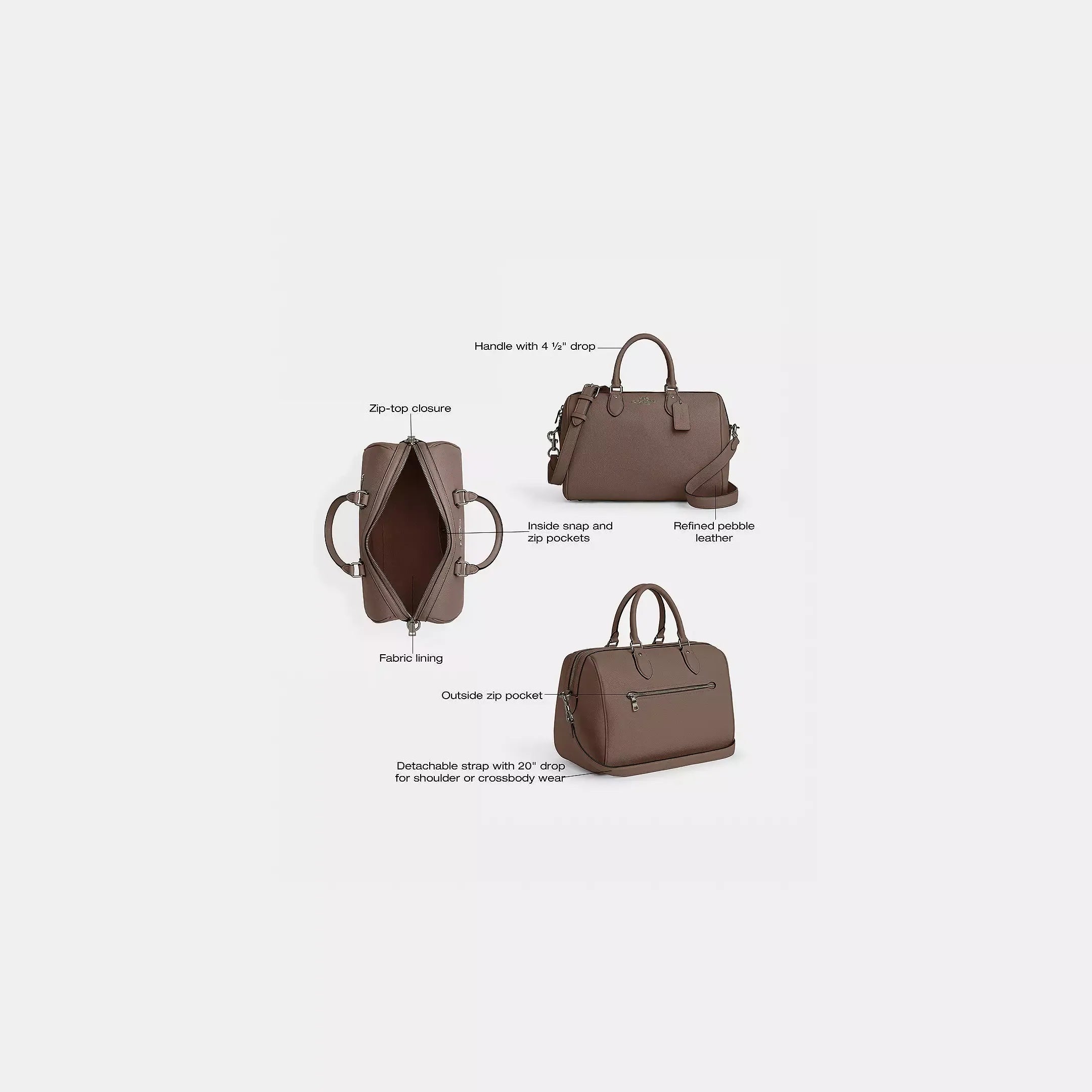 Coach Rowan Large Satchel Bag
