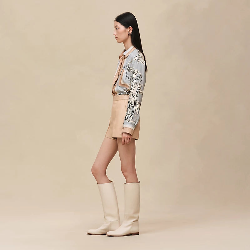 Hermès "Ex-Libris a Main Levee" classic shirt