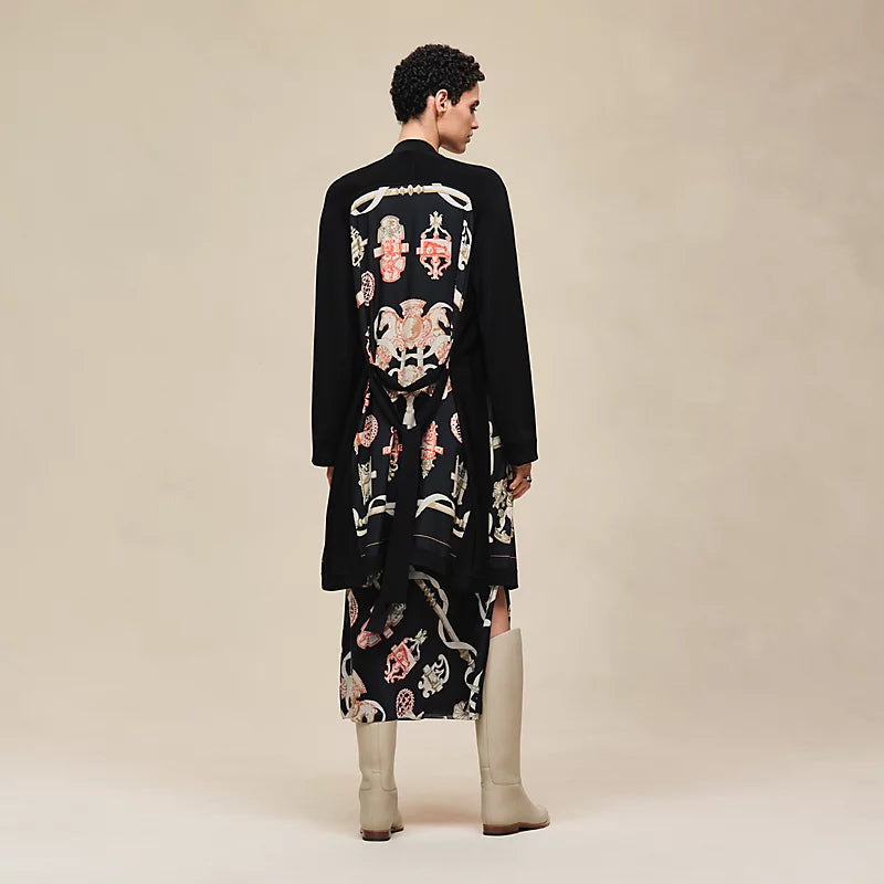 Hermès "Ferronnerie Remix" long-sleeve twillaine cardigan