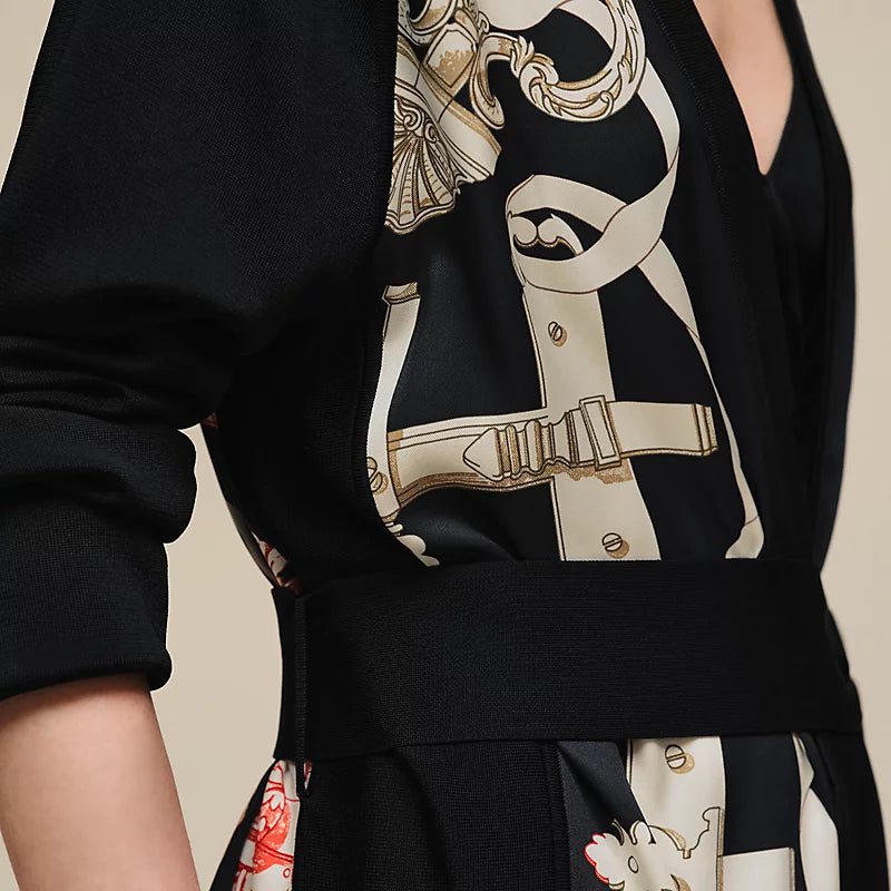 Hermès "Ferronnerie Remix" long-sleeve twillaine cardigan