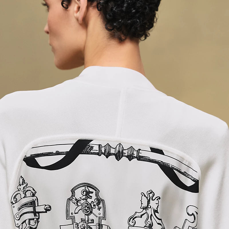 Hermès "Ferronnerie Remix" long-sleeve twillaine cardigan