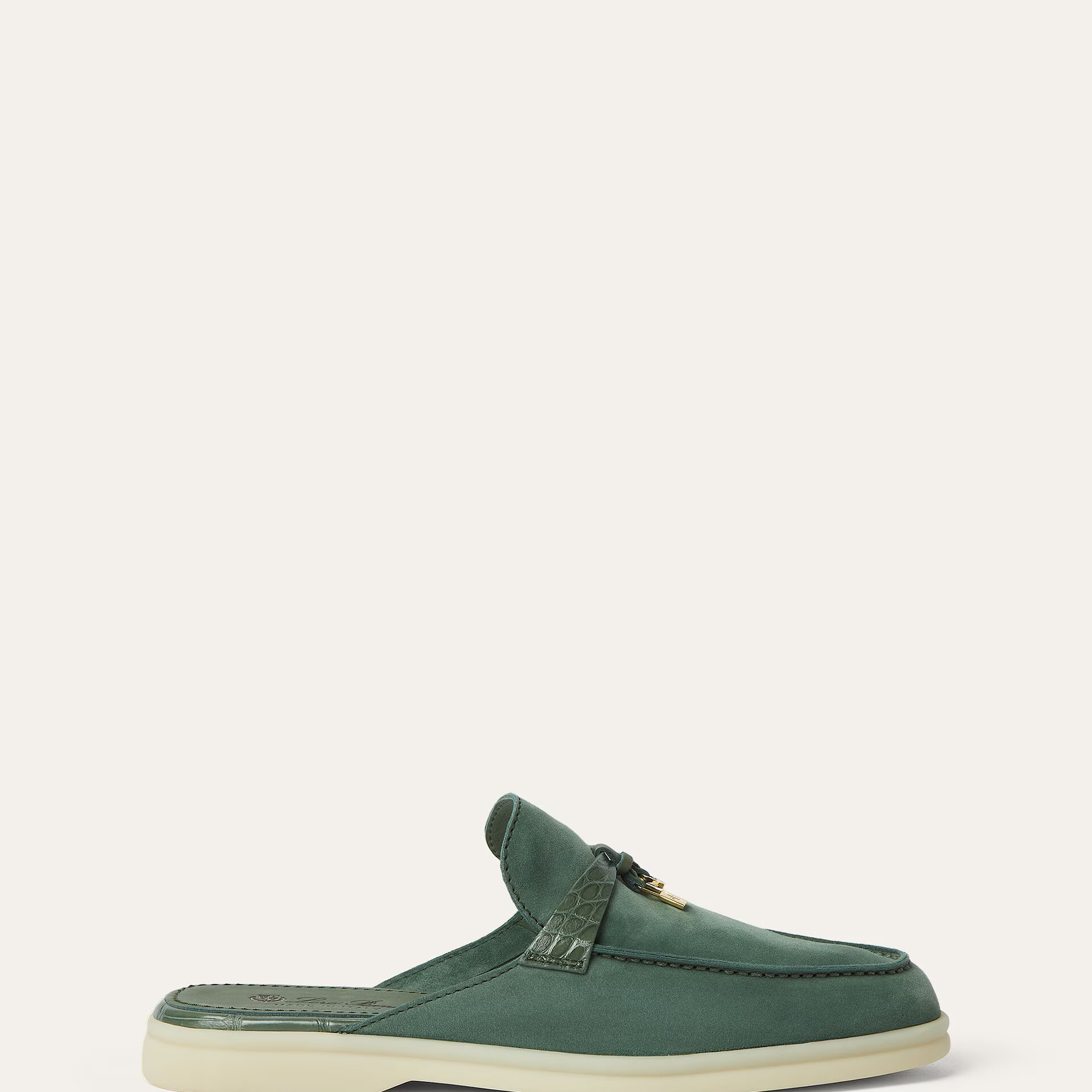 Loro Piana Charms Walk Babouche Loafer in Suede