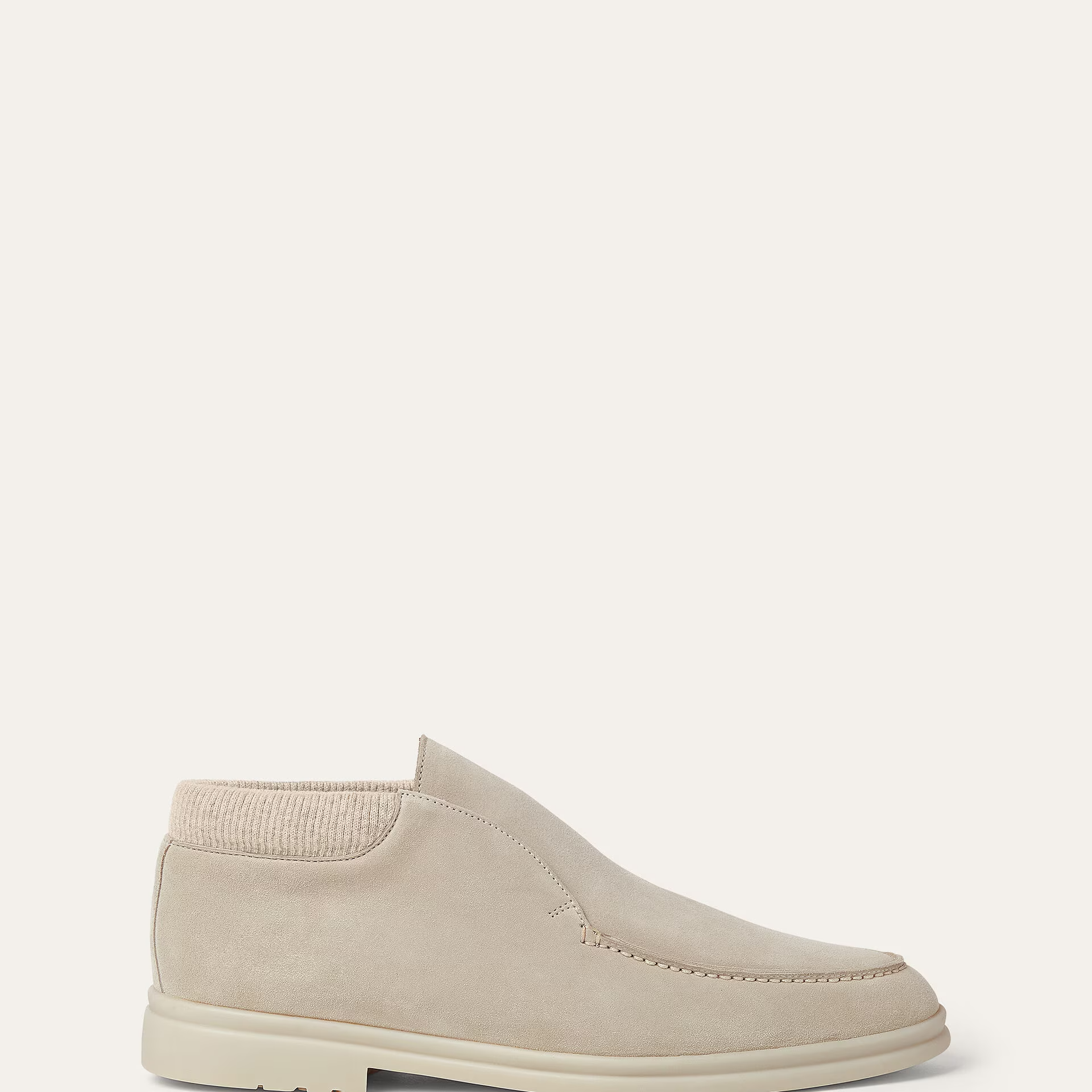 Loro Piana Open Wintery Walk Ankle Boot in Suede