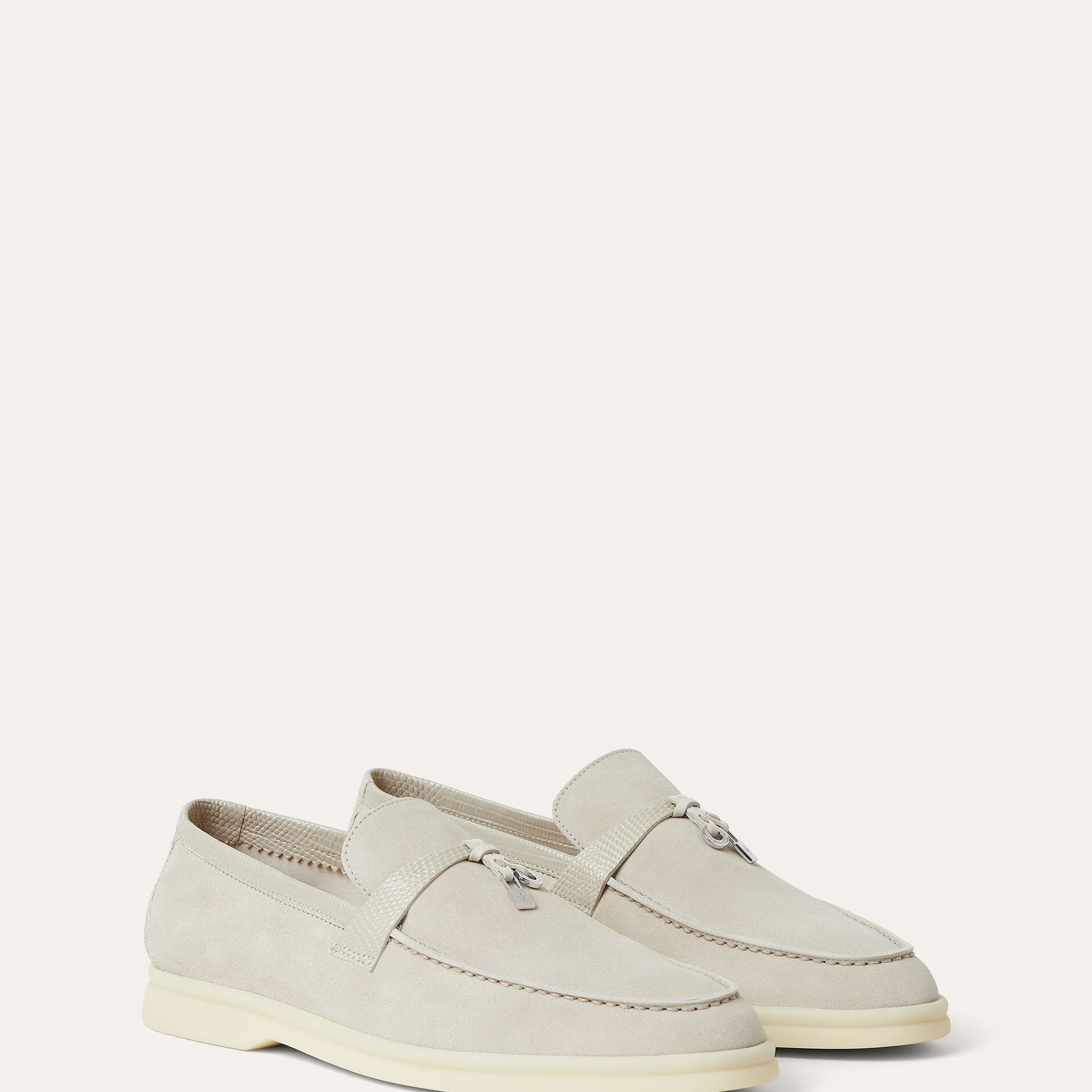 Loro Piana Summer Charms Walk Loafer in Suede
