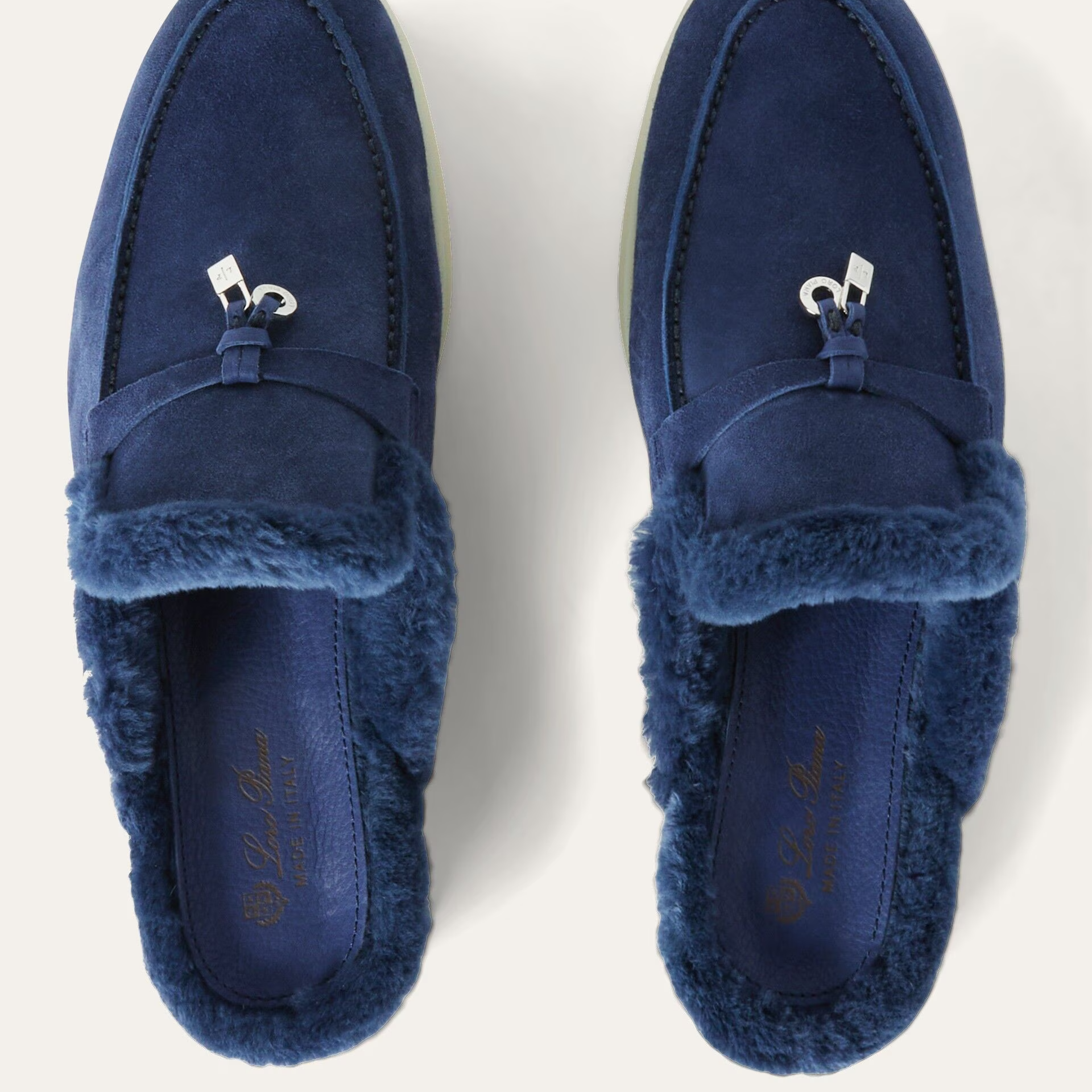 Loro Piana Charms Walk Babouche Loafer in Suede