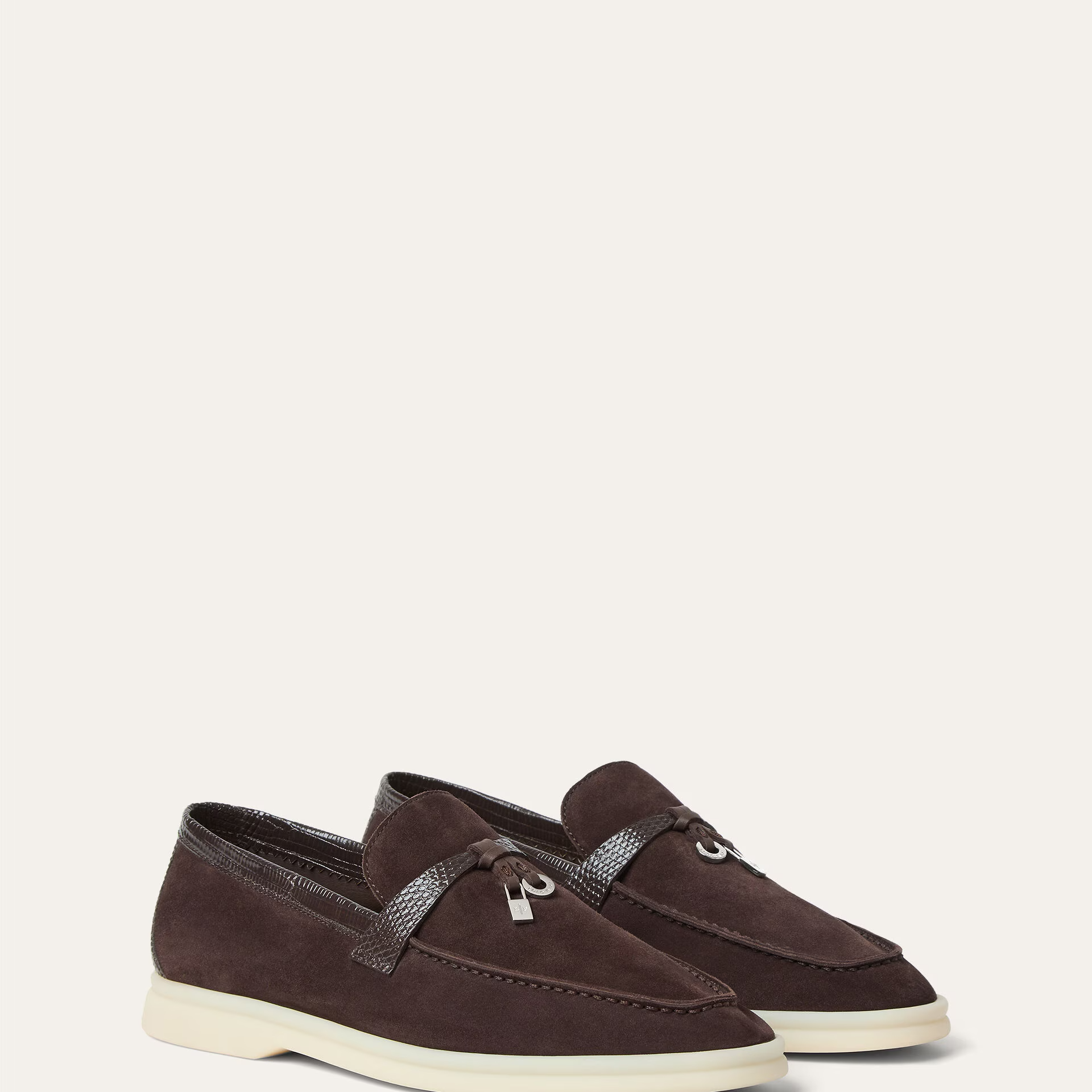 Loro Piana Summer Charms Walk Loafer in Suede