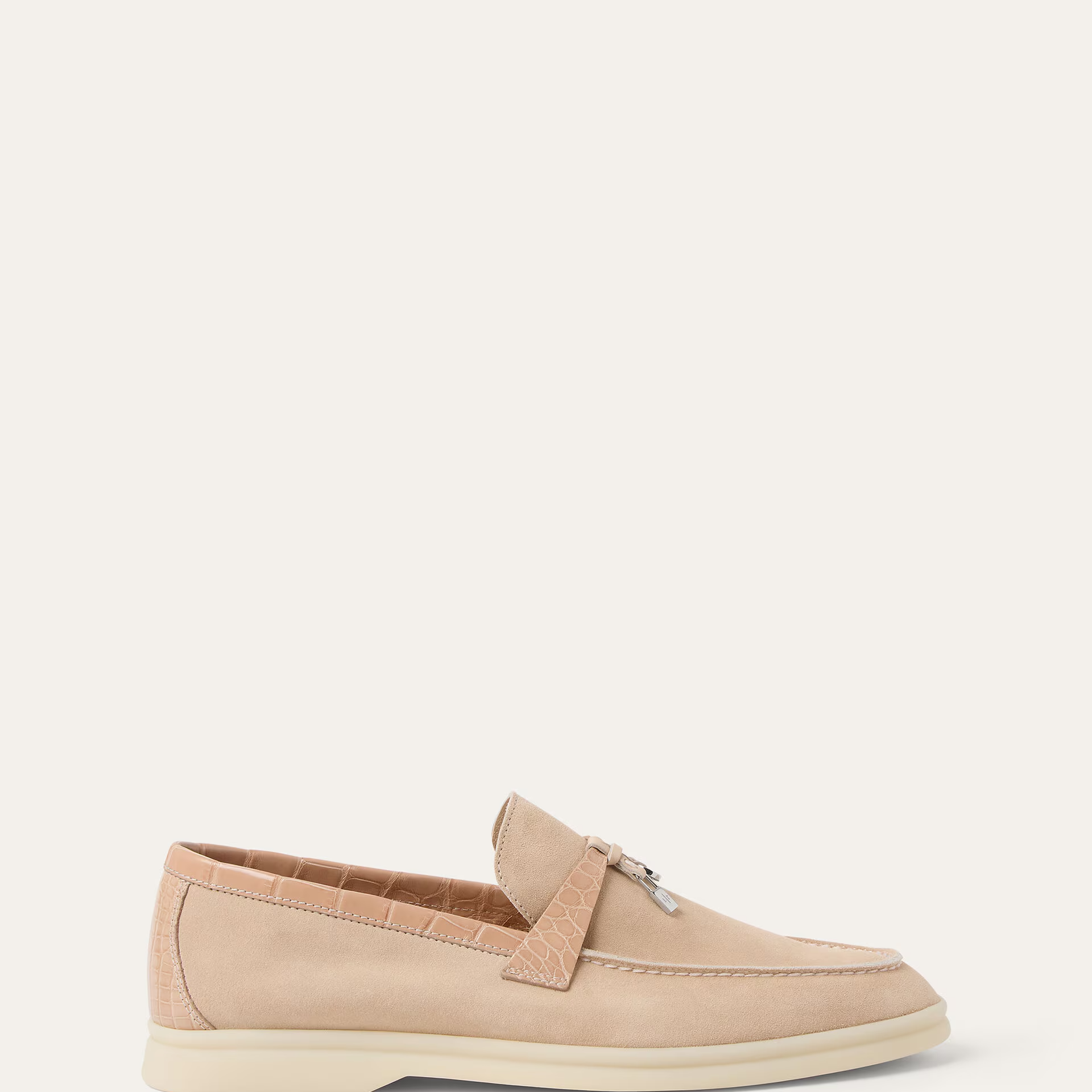 Loro Piana Summer Charms Walk Loafer in Suede