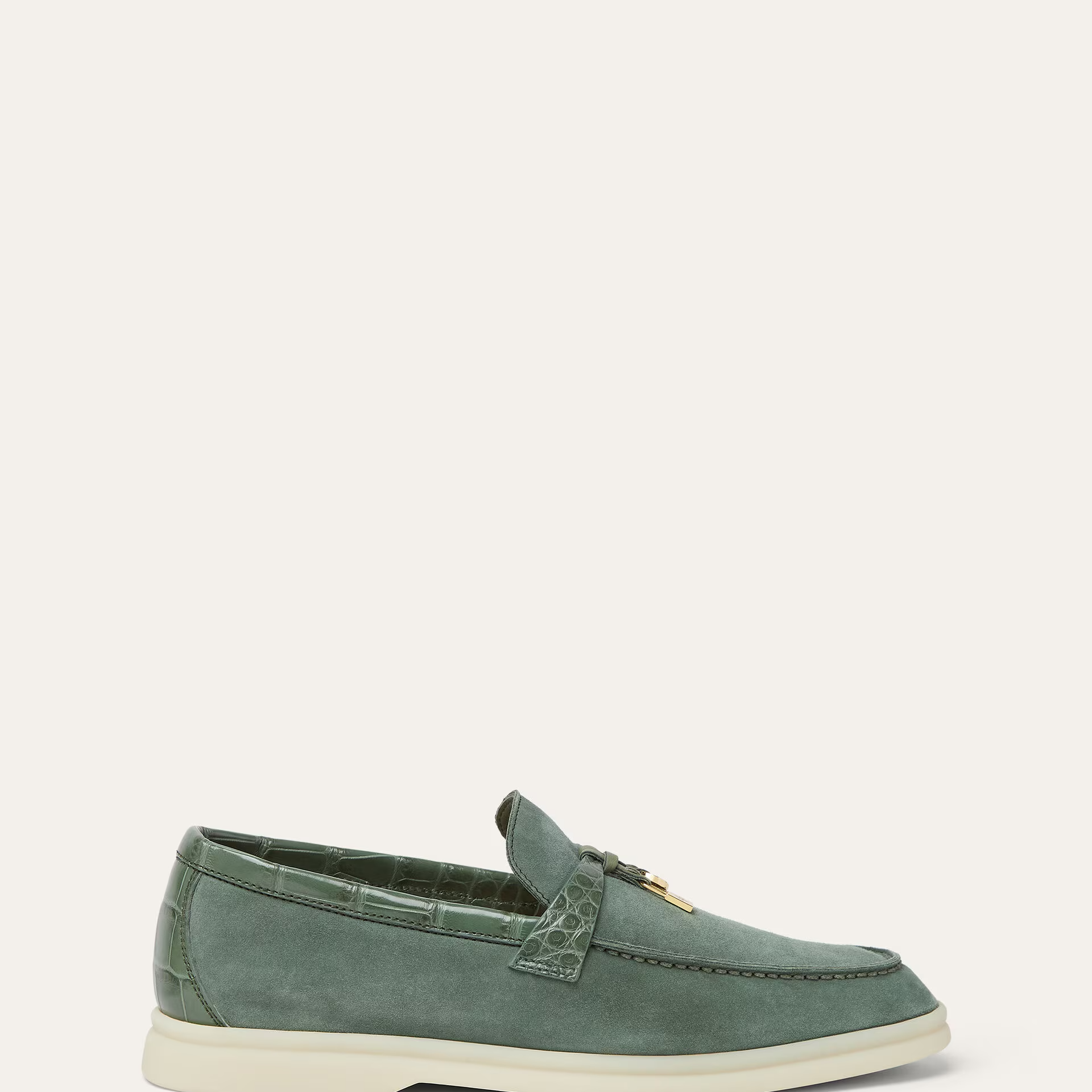 Loro Piana Summer Charms Walk Loafer in Suede