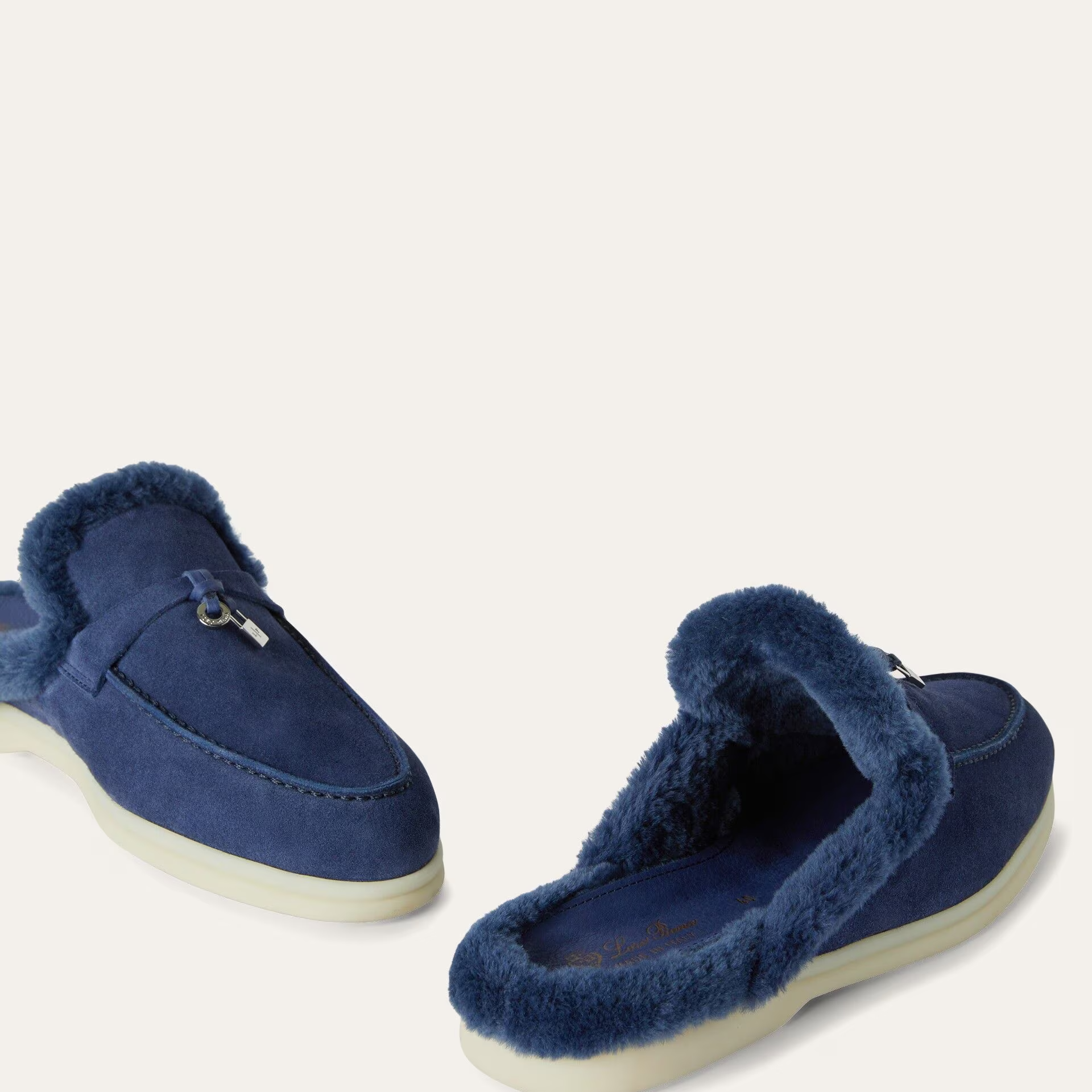 Loro Piana Charms Walk Babouche Loafer in Suede