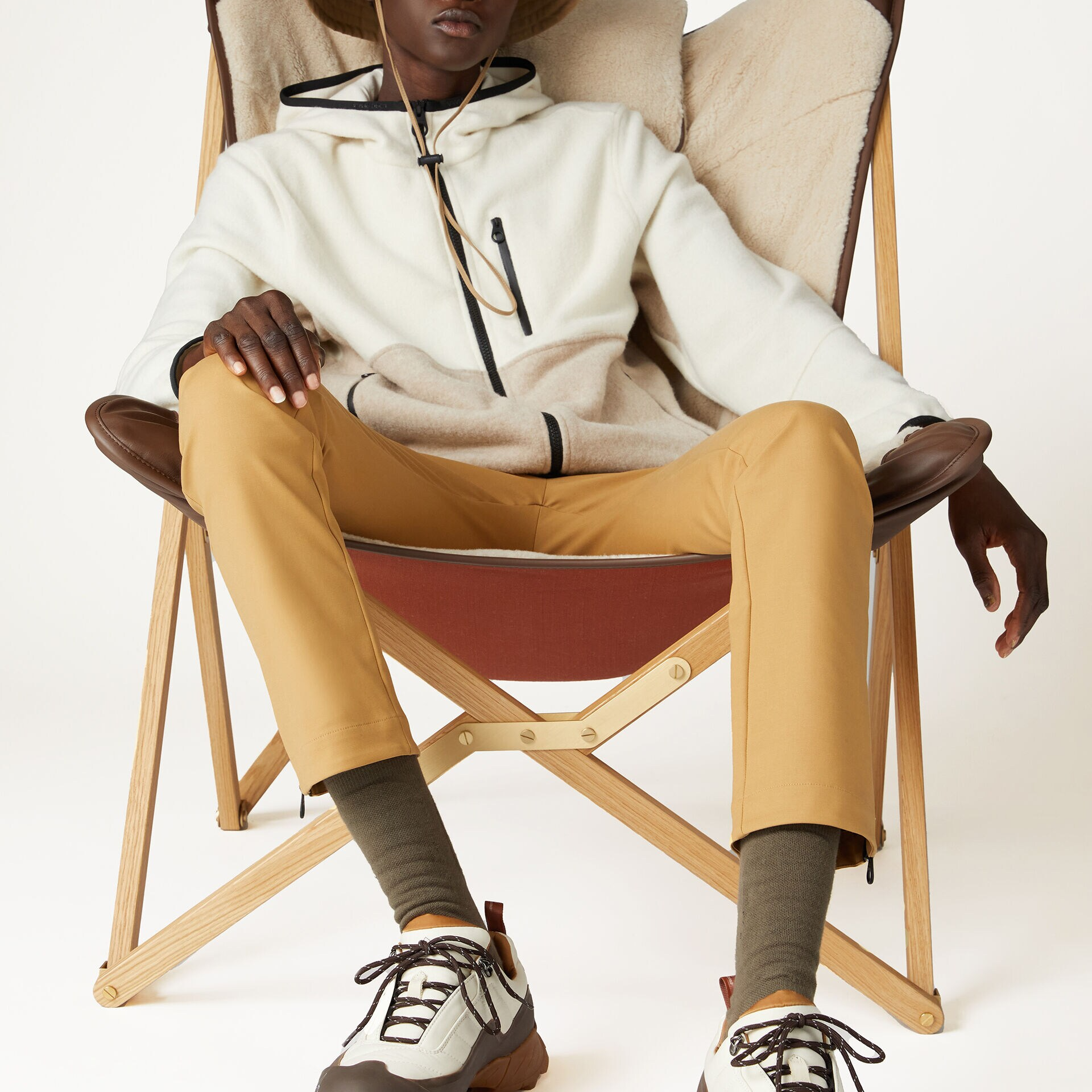 Loro Piana Katharina Sneaker in Suede Calf Split