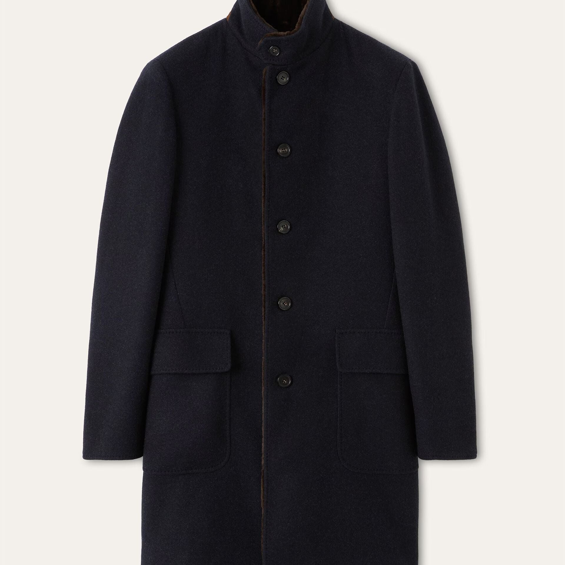 Loro Piana Sweater Coat in Jersey Novalis