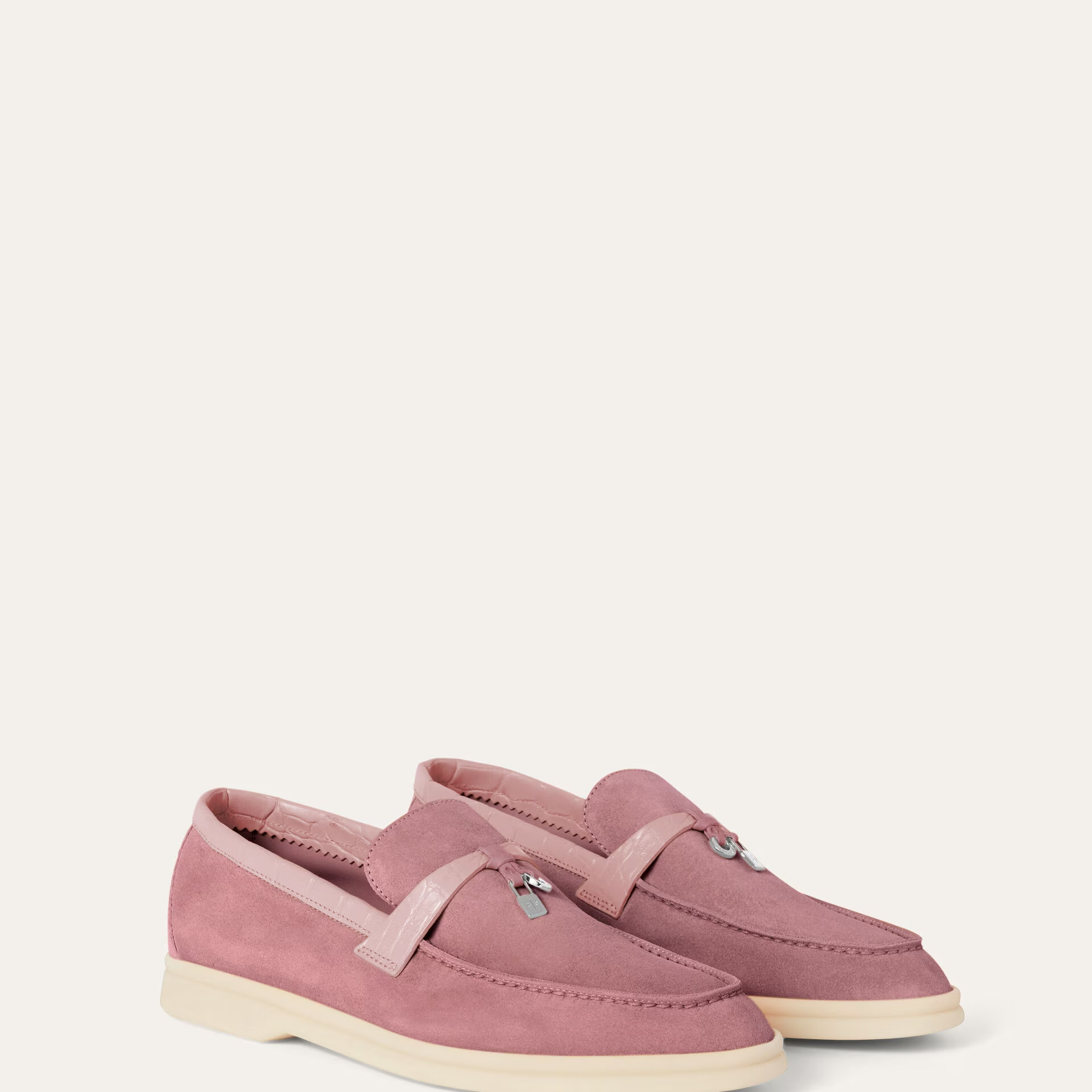 Loro Piana Summer Charms Walk Loafer in Suede
