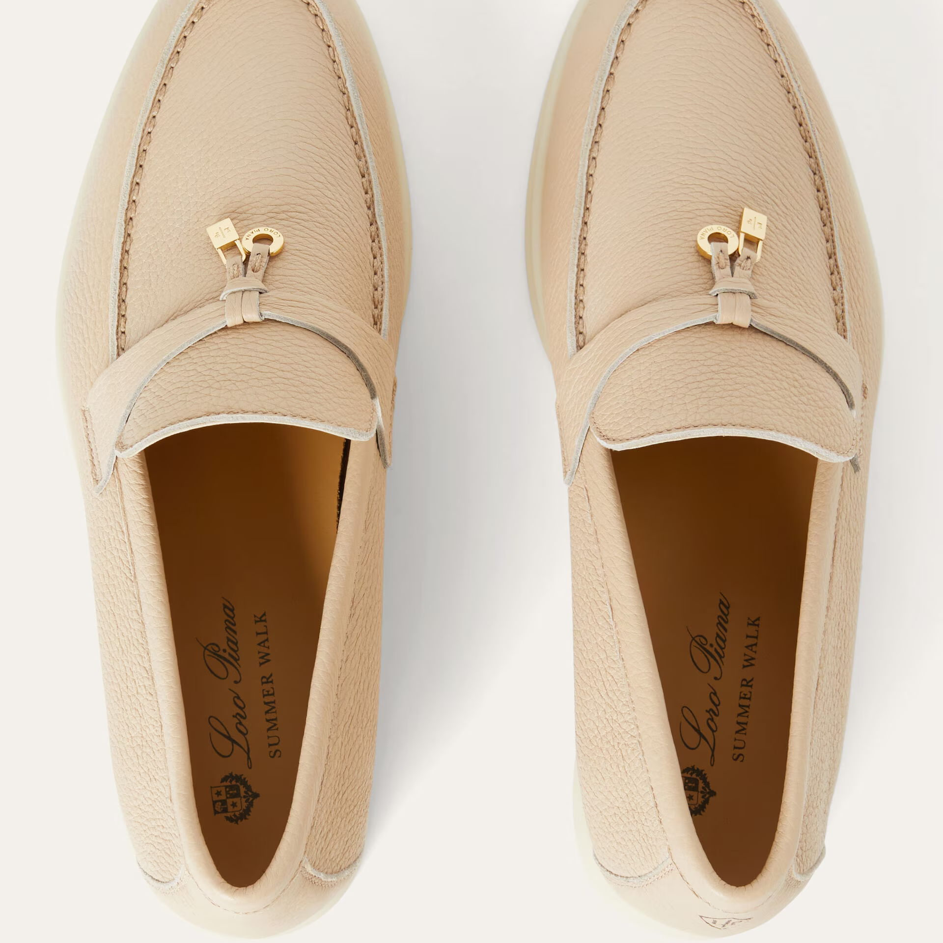 Loro Piana Summer Charms Walk Loafer in Deerskin