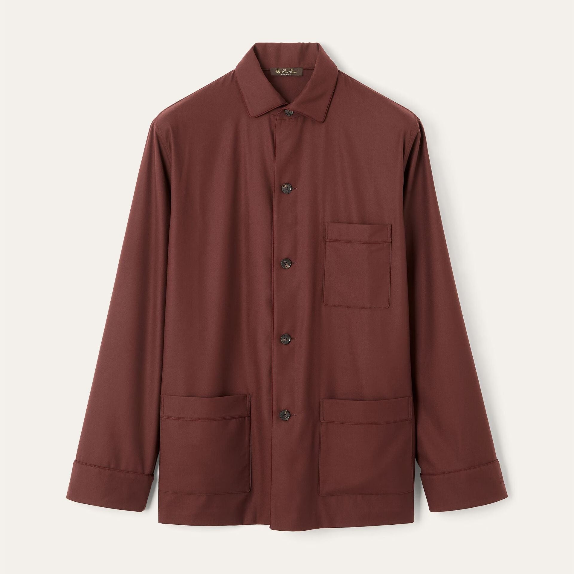 Loro Piana Lian The Gift of Kings® Pyjamas Shirt in The Gift Of King® - Rain System®