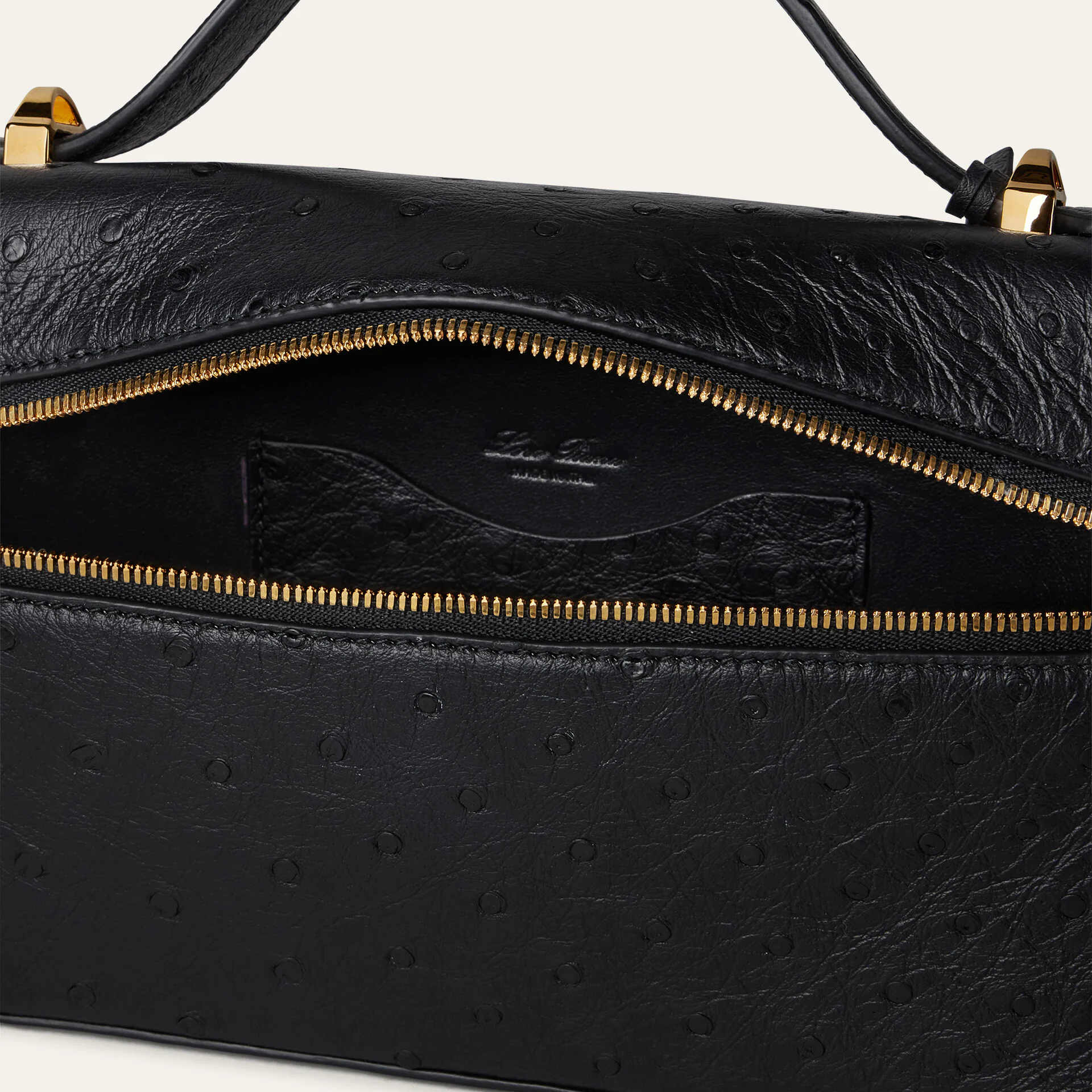 Loro Piana Extra Bag L23 in Ostrich Leather