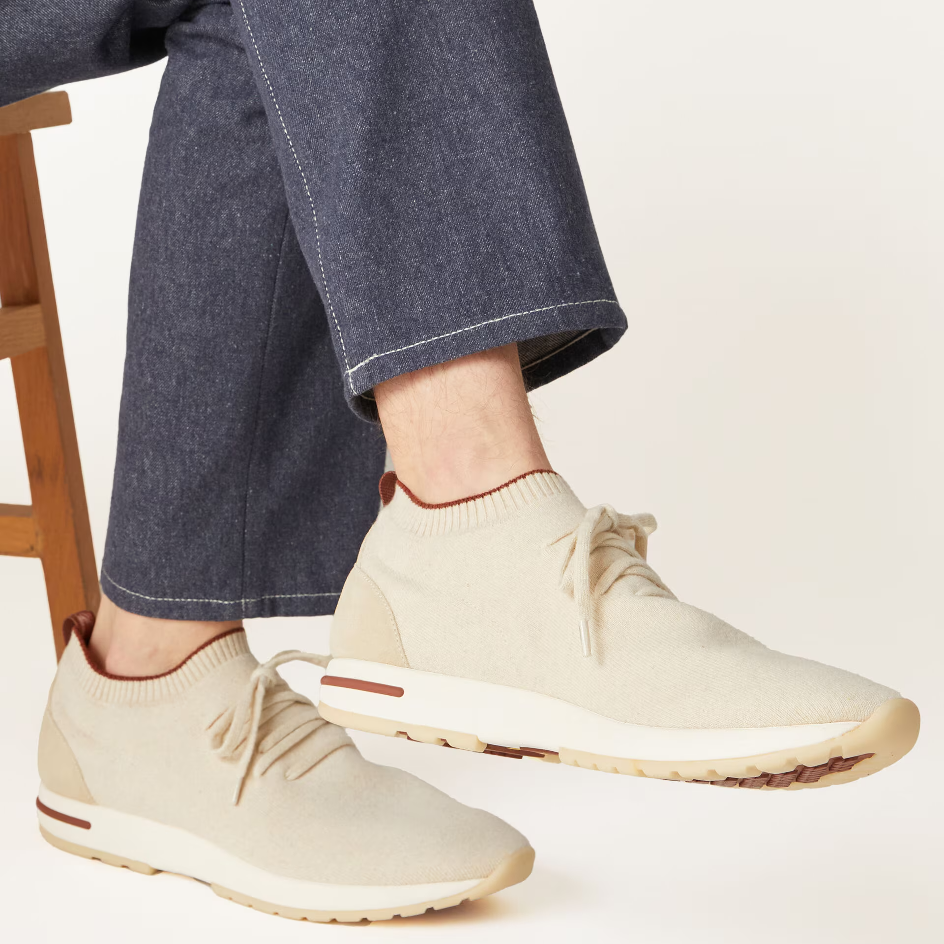 Loro Piana Loro 360 LP Flexy Walk Sneaker in Cashmere
