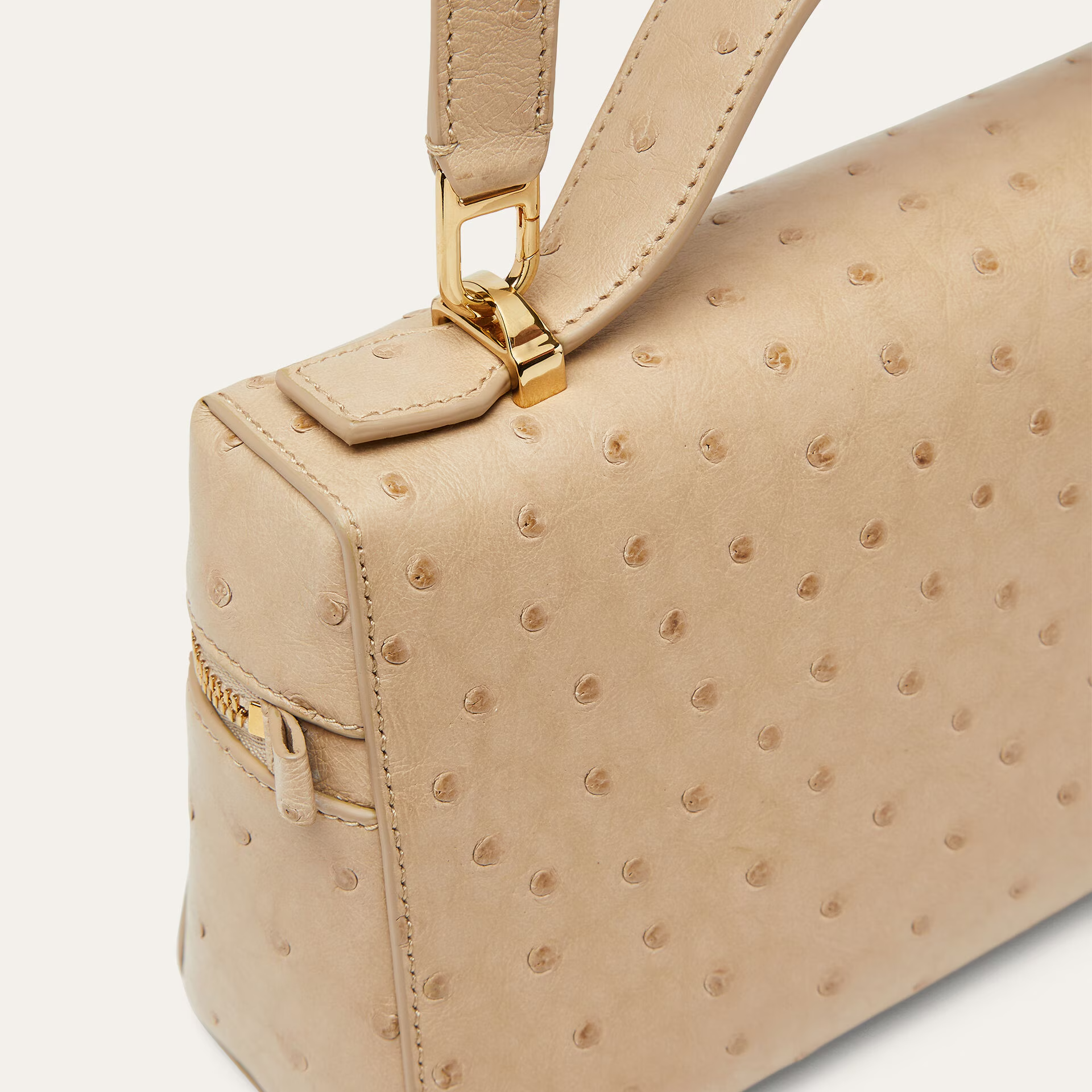 Loro Piana Extra Bag L23 in Ostrich Leather