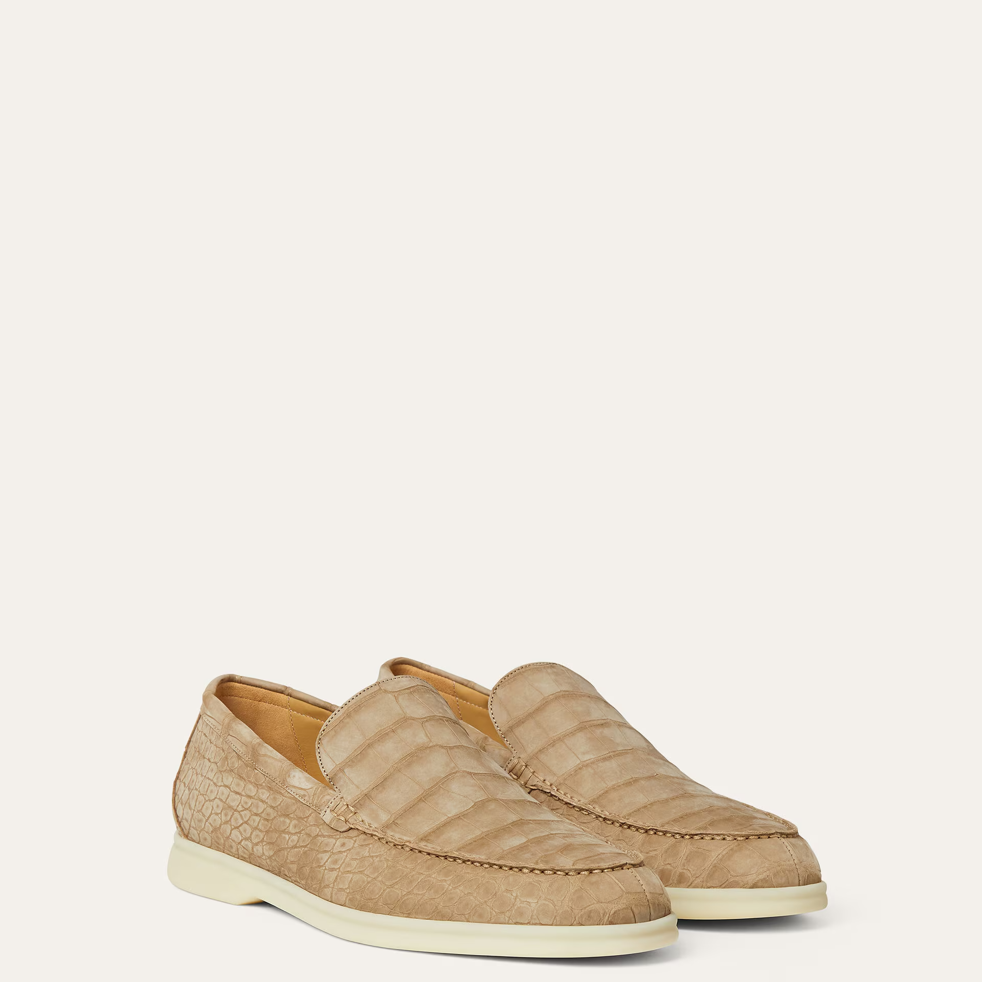 Loro Piana Summer Walk Loafer in Alligator Leather