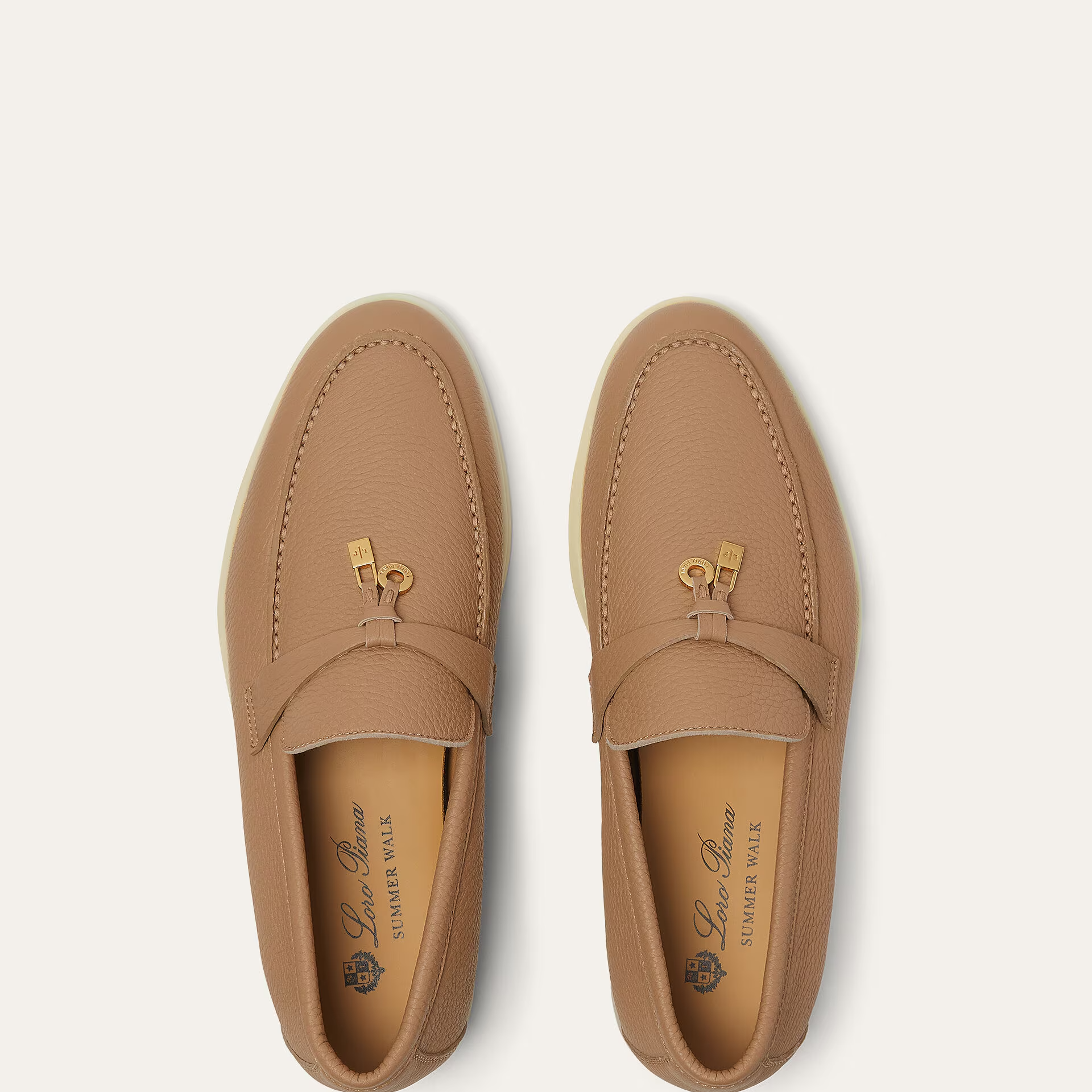 Loro Piana Summer Charms Walk Loafer in Deerskin