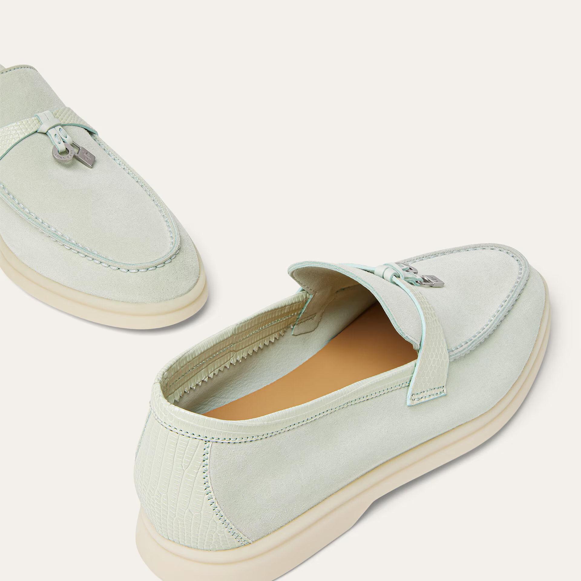 Loro Piana Summer Charms Walk Loafer in Suede