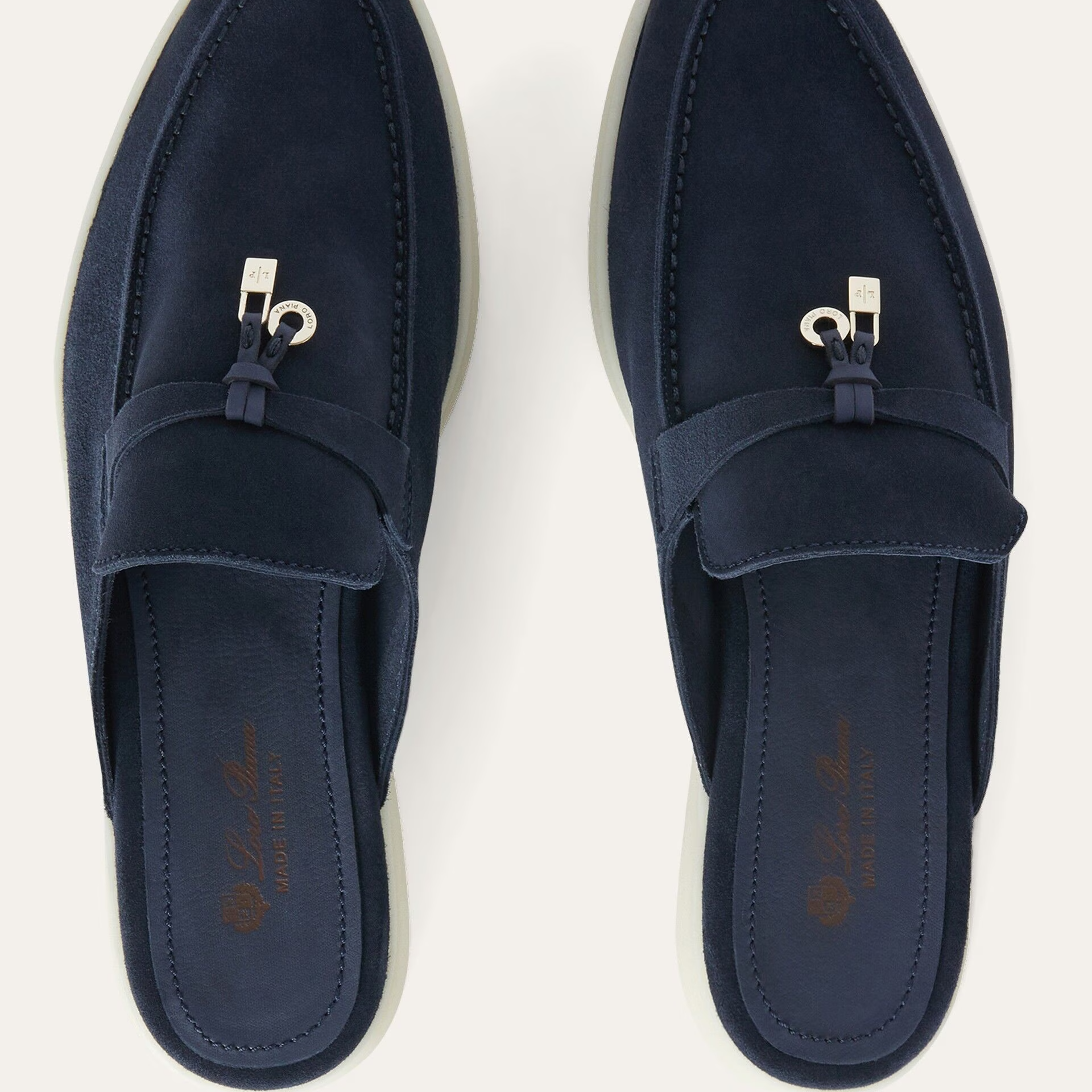Loro Piana Charms Walk Babouche Loafer in Suede