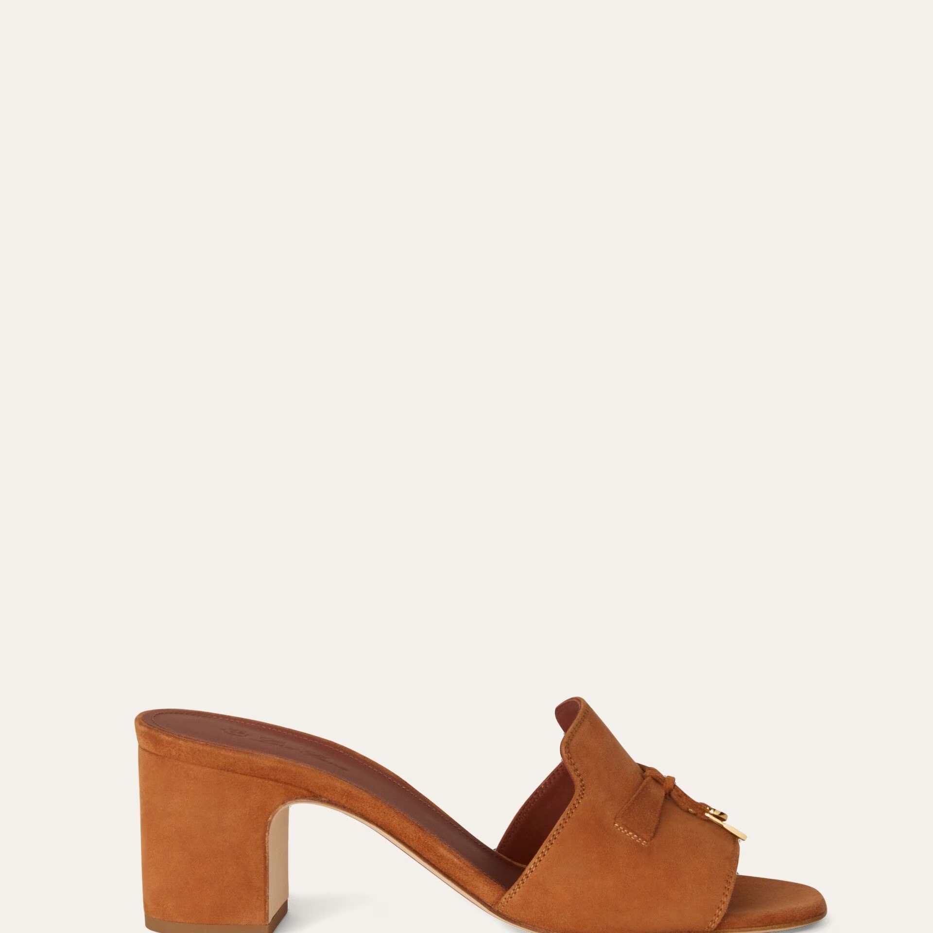 Loro Piana Summer Charms Sandal in Suede Goatskin