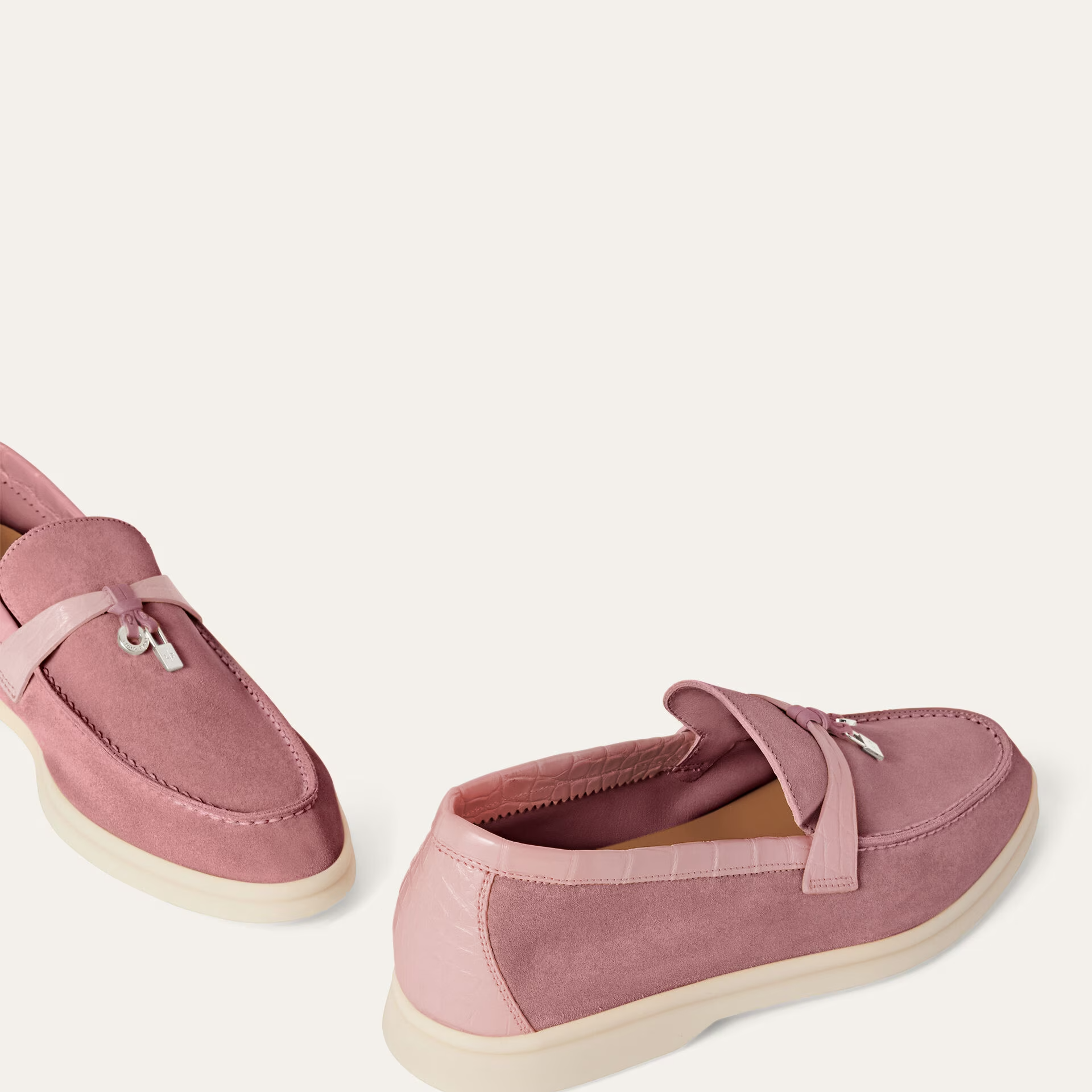 Loro Piana Summer Charms Walk Loafer in Suede