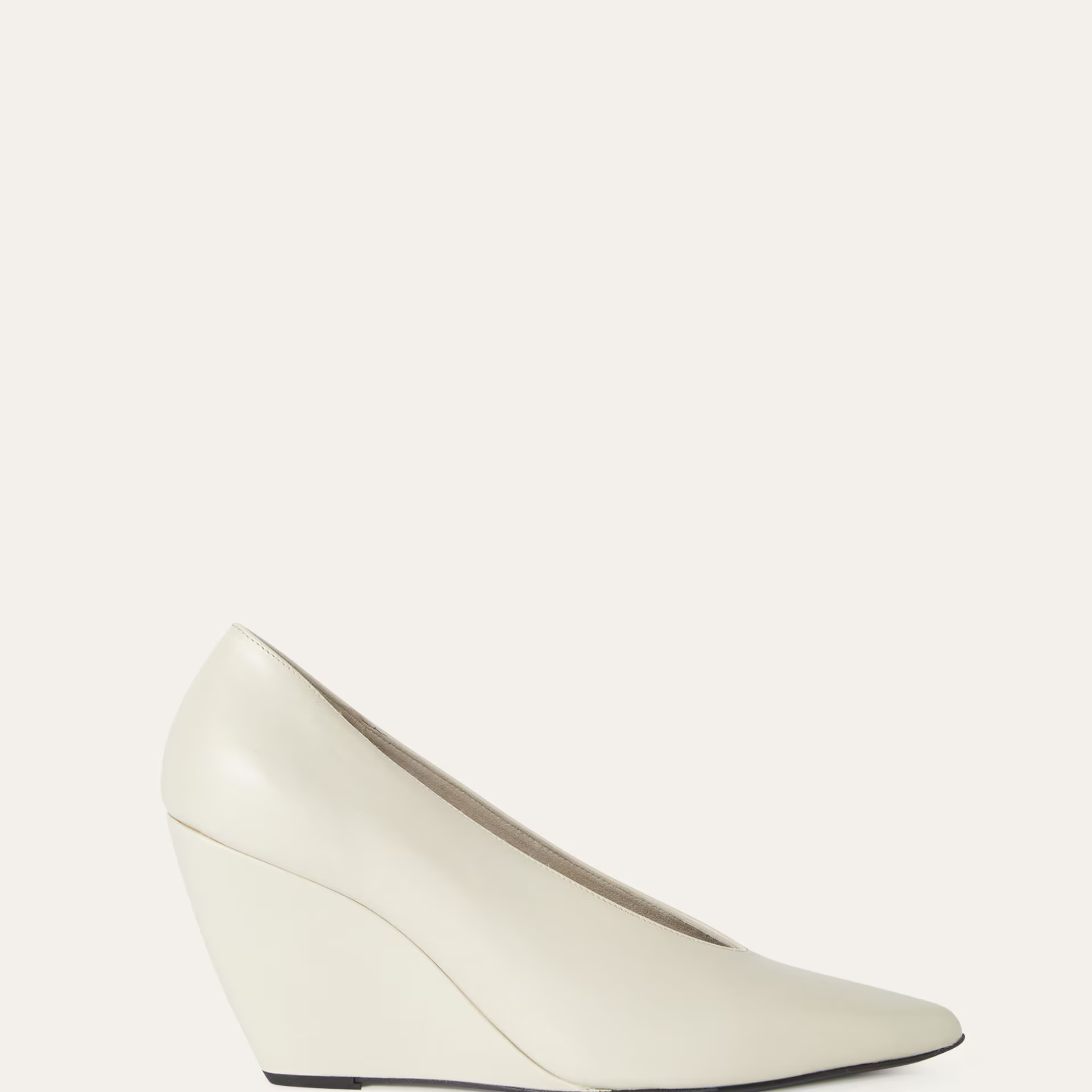 Loro Piana Viola High Wedge Pump in Calfskin