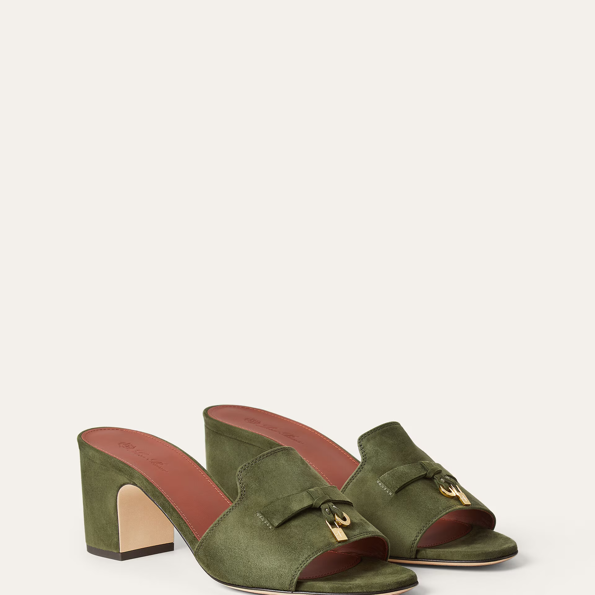 Loro Piana Summer Charms Sandal in Suede Goatskin