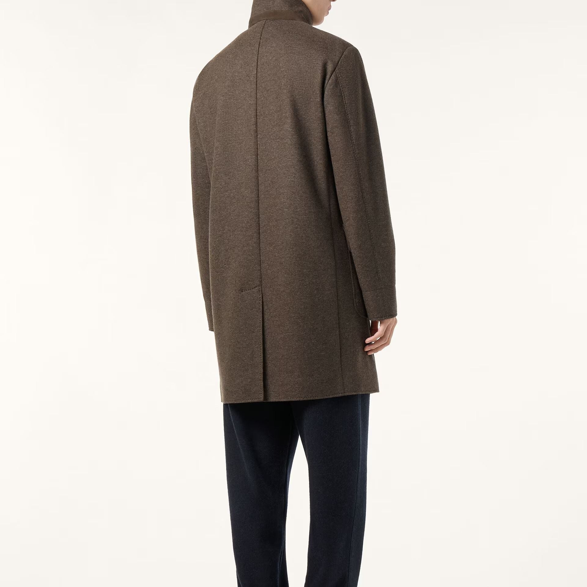 Loro Piana Sweater Coat in Jersey Novalis