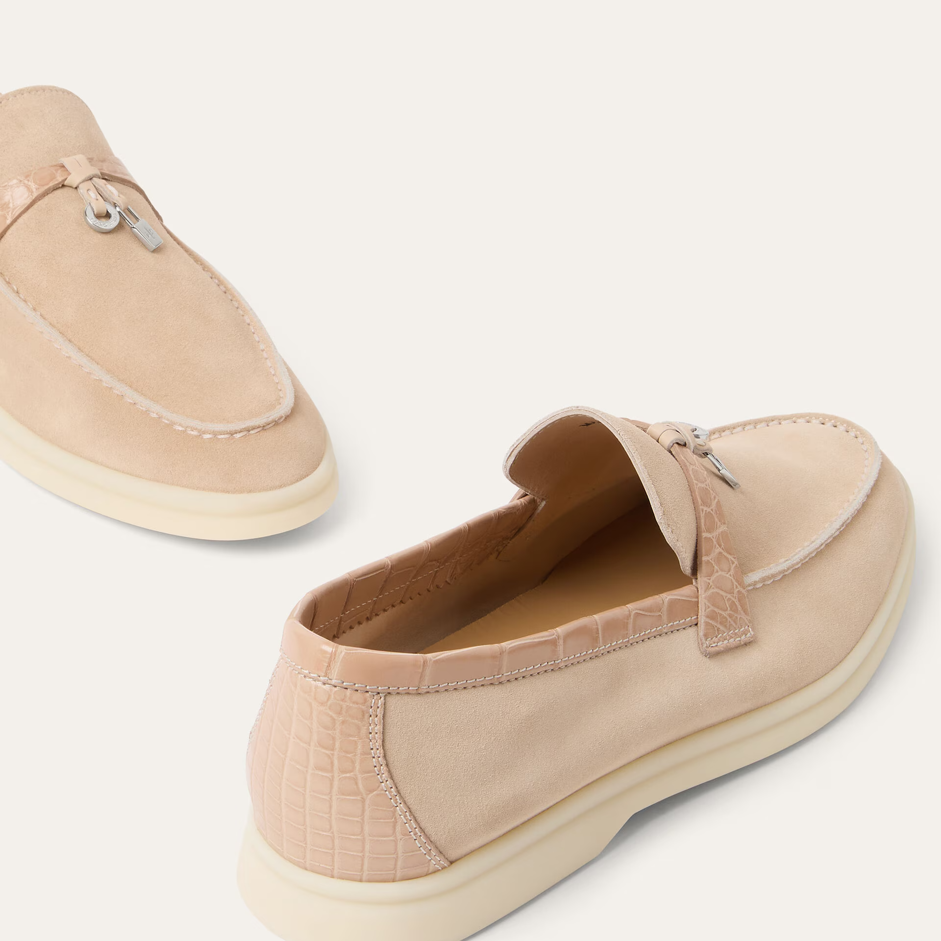 Loro Piana Summer Charms Walk Loafer in Suede