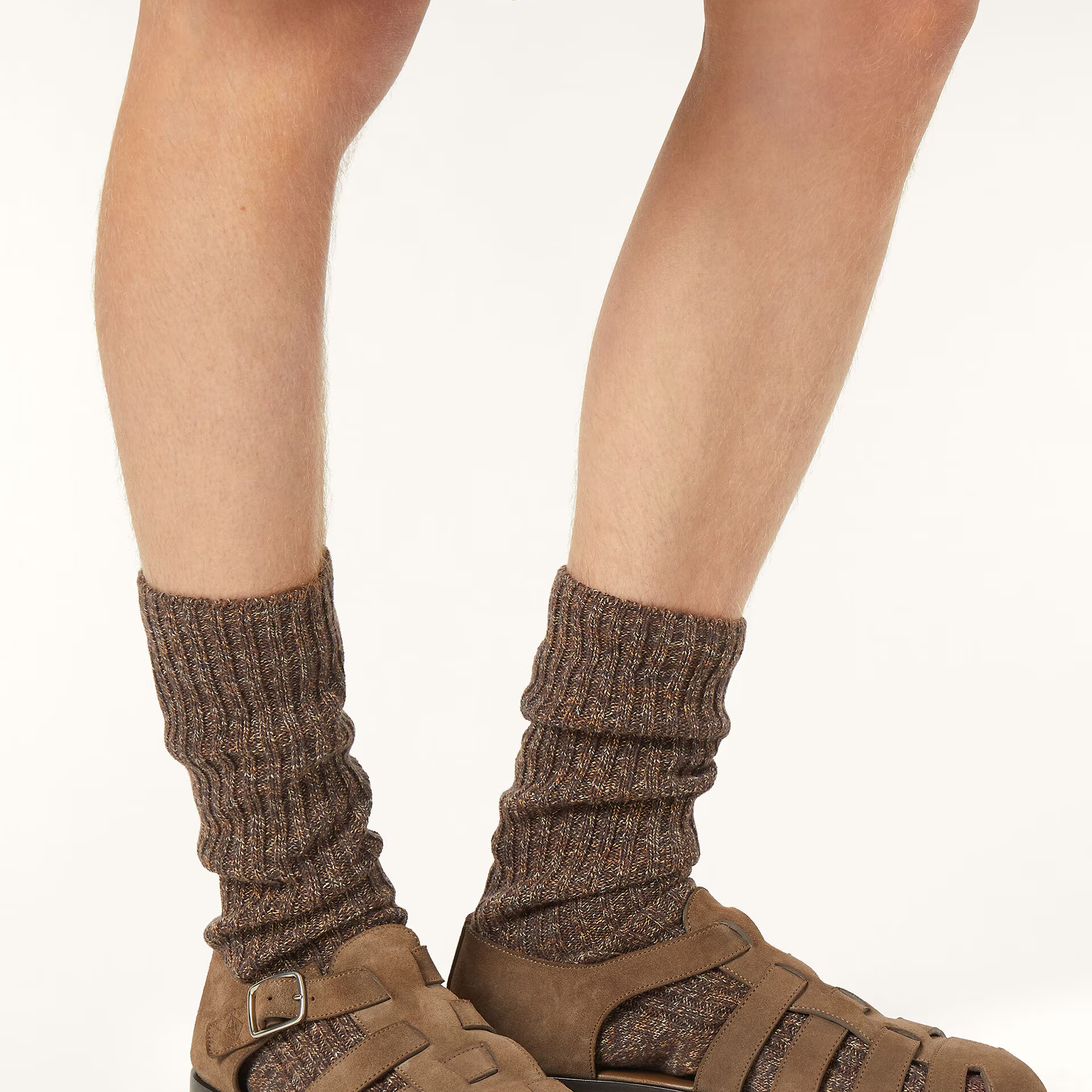 Loro Piana Maxime Walk Sandal in Ox Leather