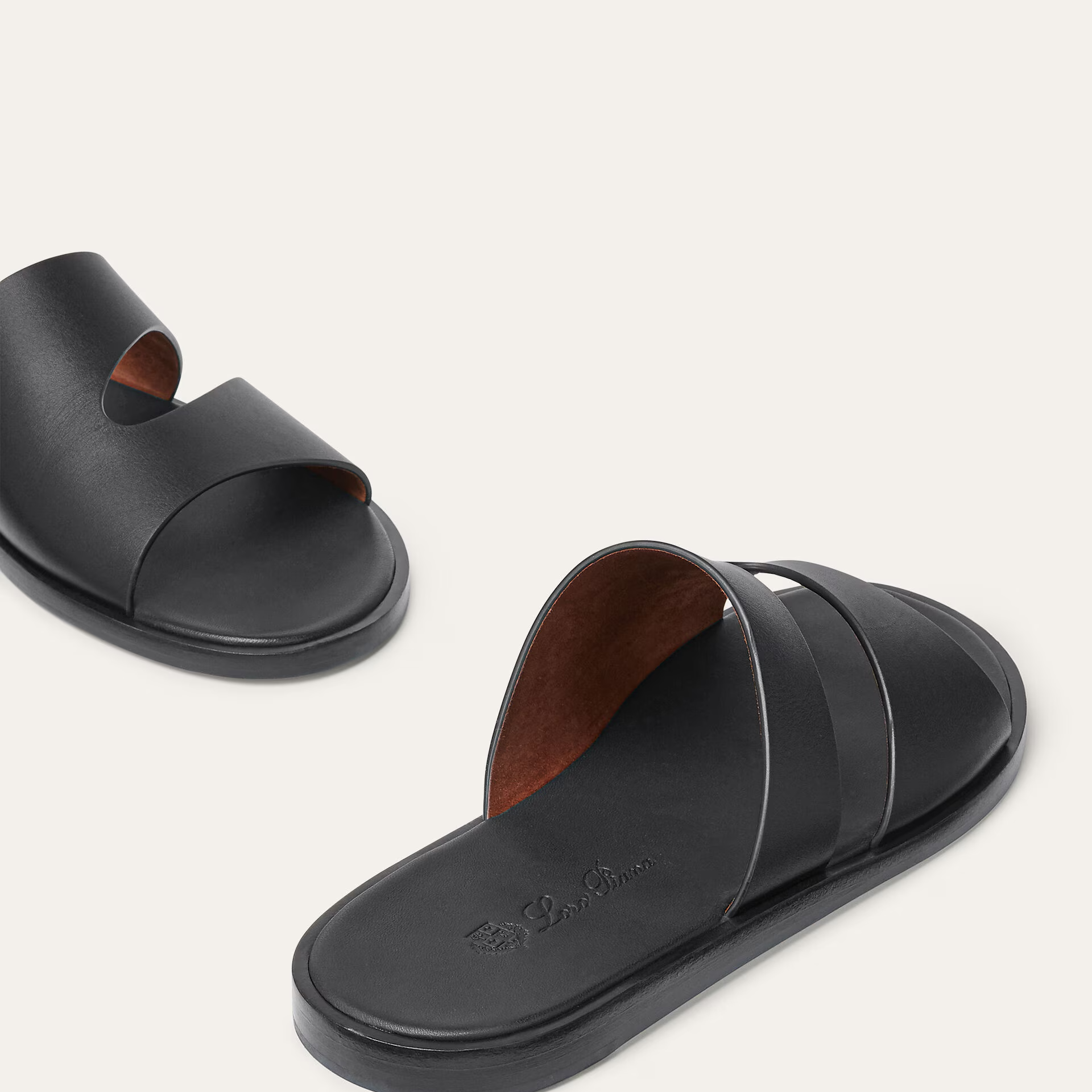 Loro Piana Pilat Plain Walk Sandal in Calfskin