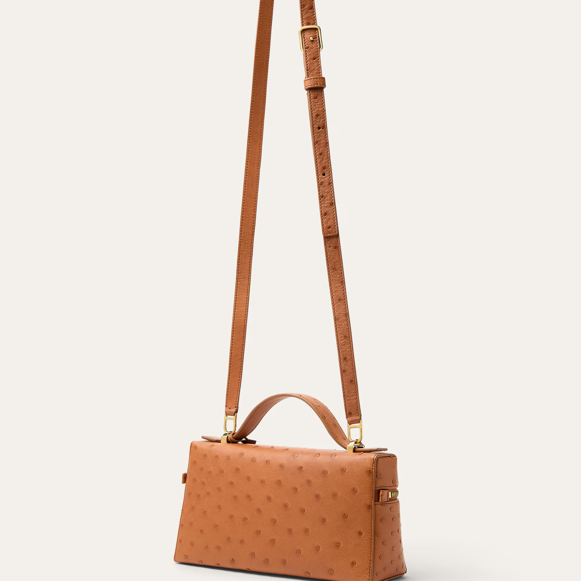 Loro Piana Extra Bag L23 in Ostrich Leather