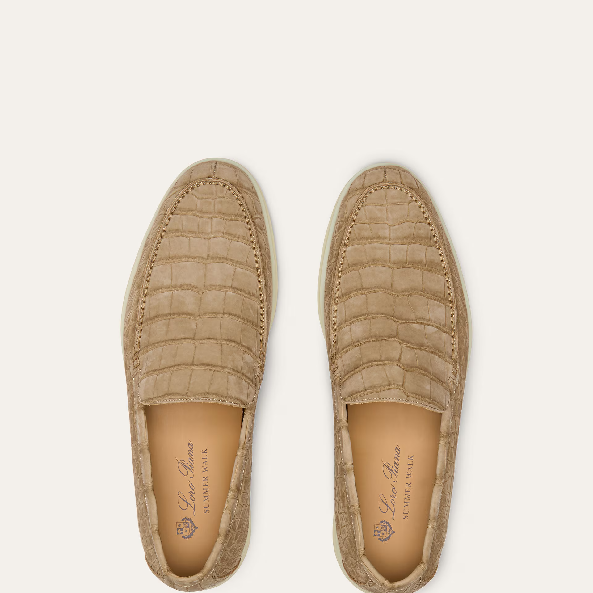 Loro Piana Summer Walk Loafer in Alligator Leather
