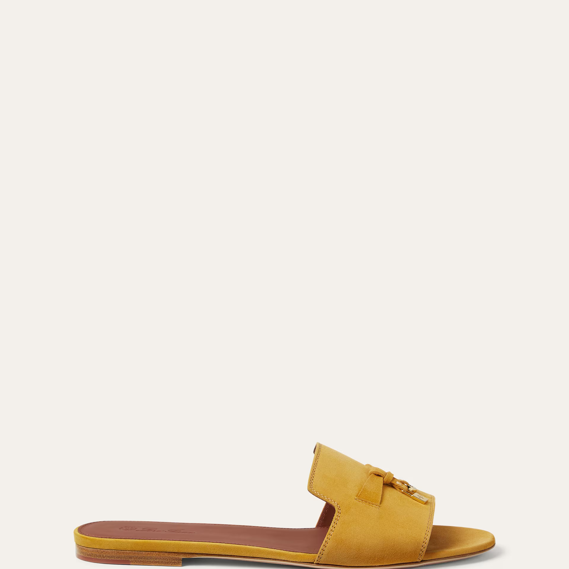 Loro Piana Summer Charms Sandal in Suede Goatskin