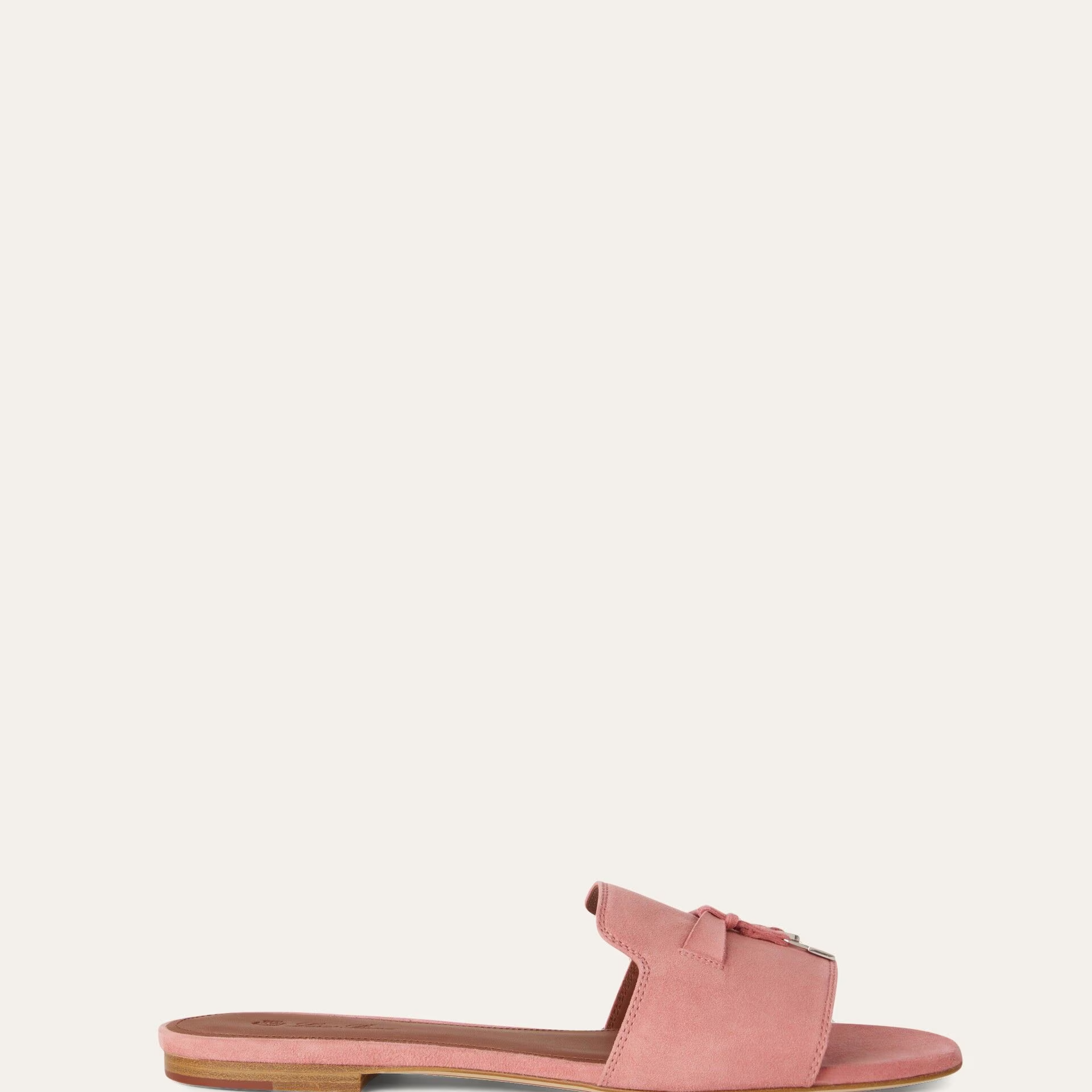 Loro Piana Summer Charms Sandal in Suede Goatskin