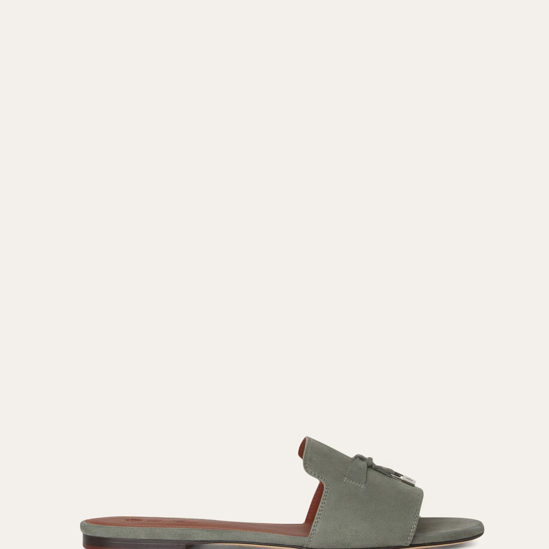 Loro Piana Summer Charms Sandal in Suede Goatskin