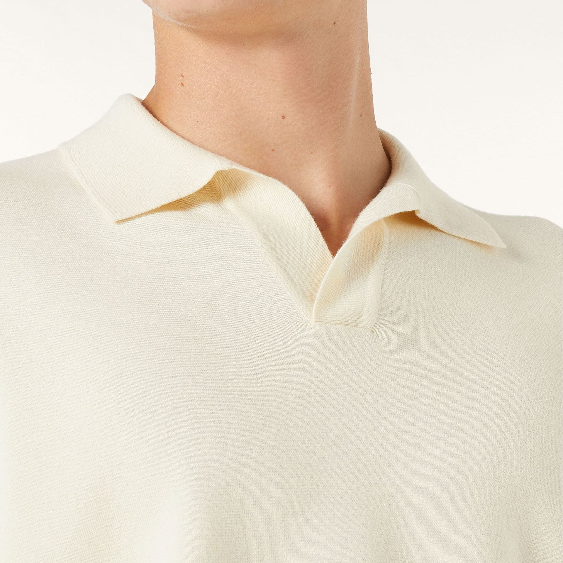 Loro Piana Buttonless Polo-shirt in Wish® Wool