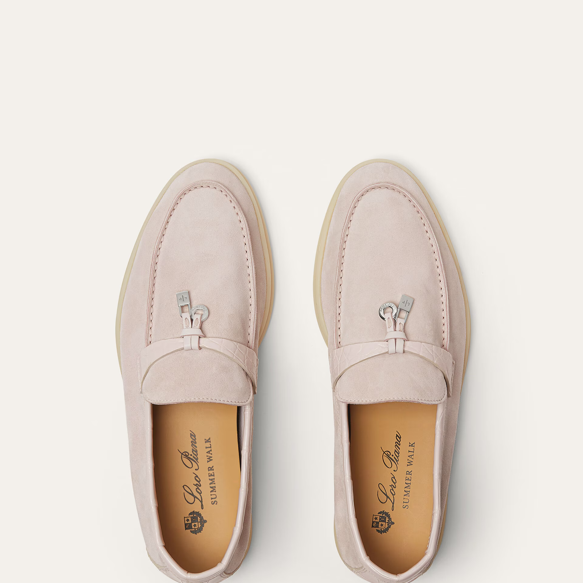 Loro Piana Summer Charms Walk Loafer in Suede