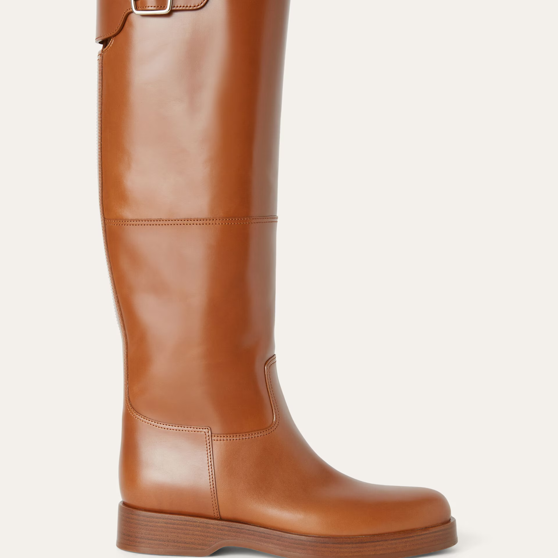 Loro Piana Lupo High Boot in Calfskin
