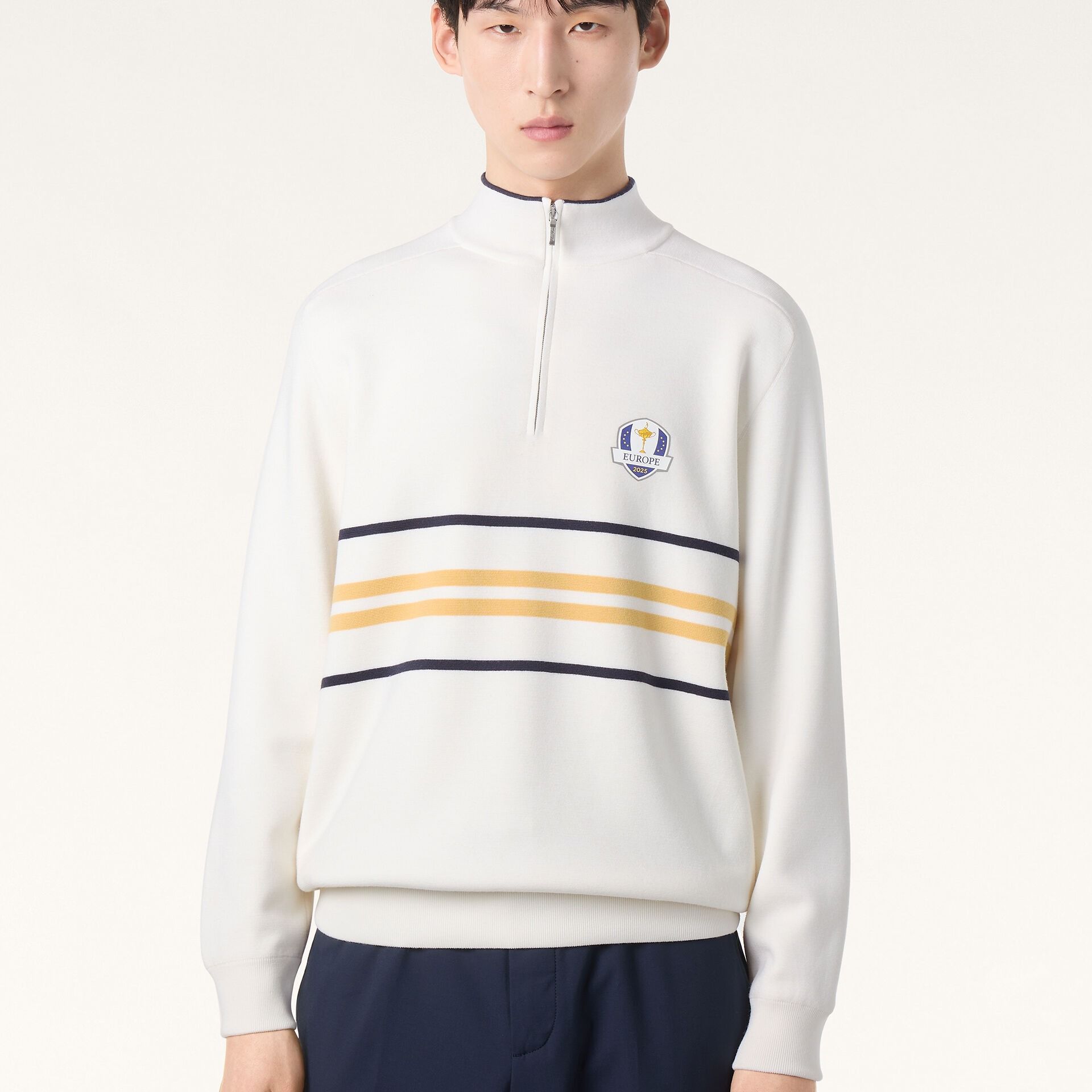 Loro Piana Half-Neck Sweater in Wish® Wool