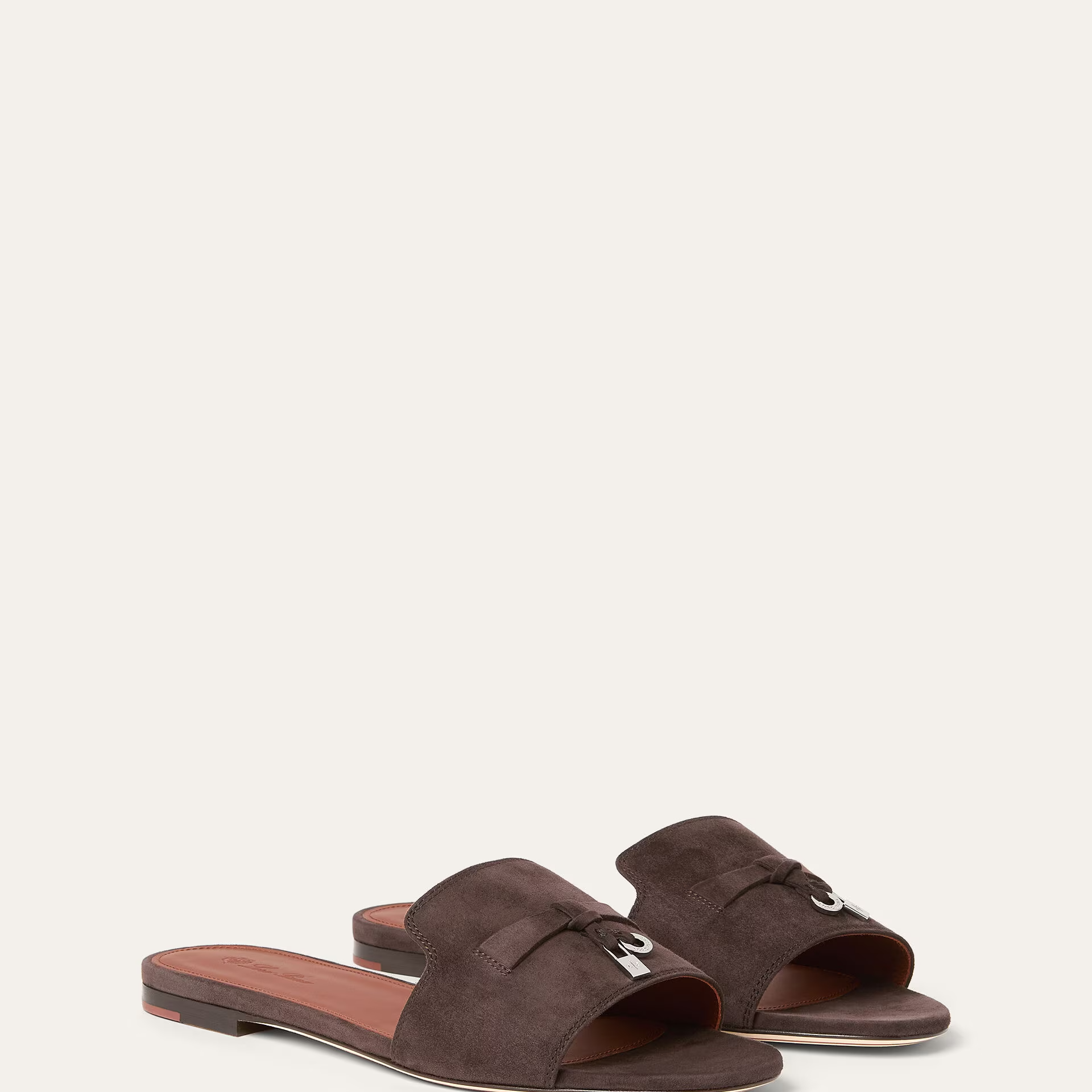 Loro Piana Summer Charms Sandal in Suede Goatskin