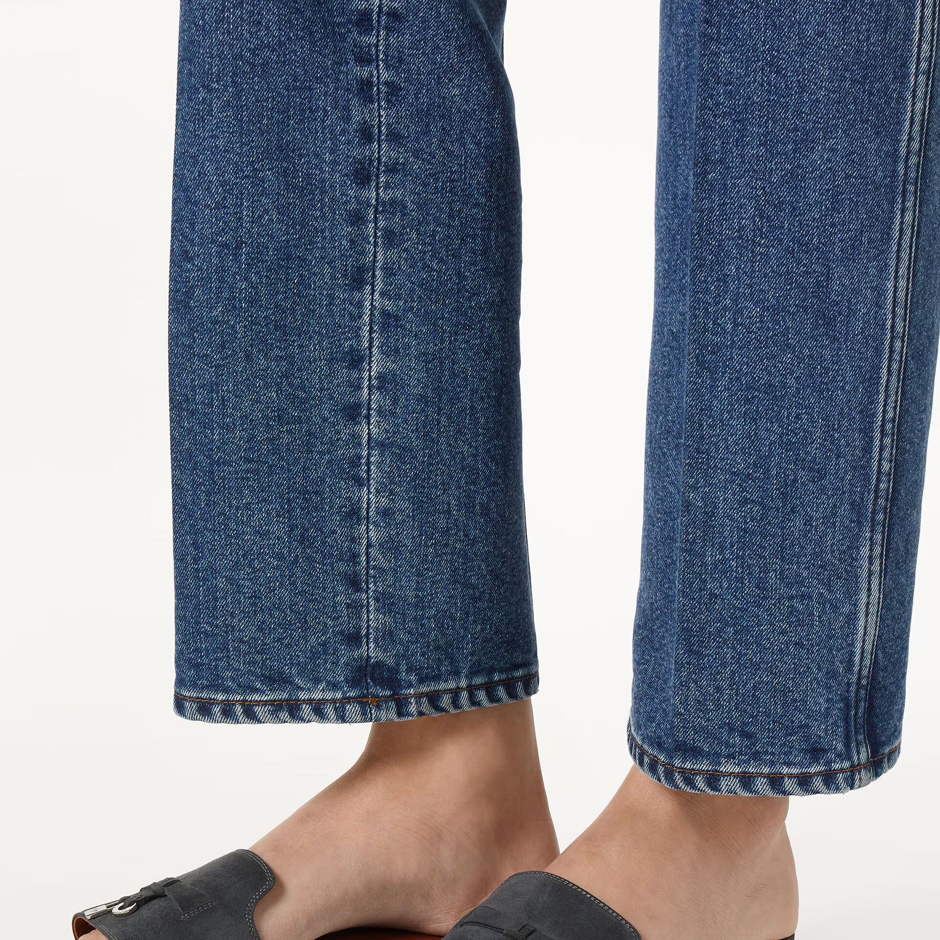 Loro Piana Summer Charms Sandal in Suede Goatskin