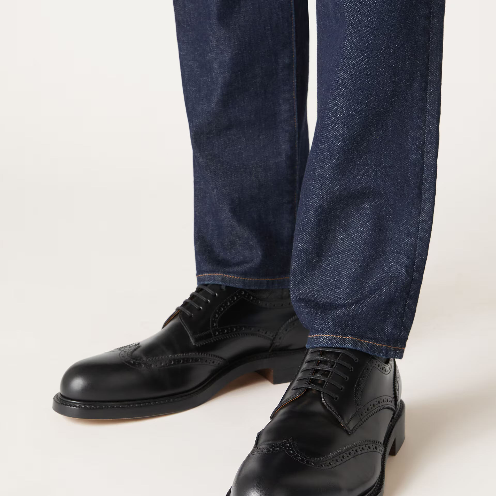 Loro Piana Oliver Walk Derby in Calfskin