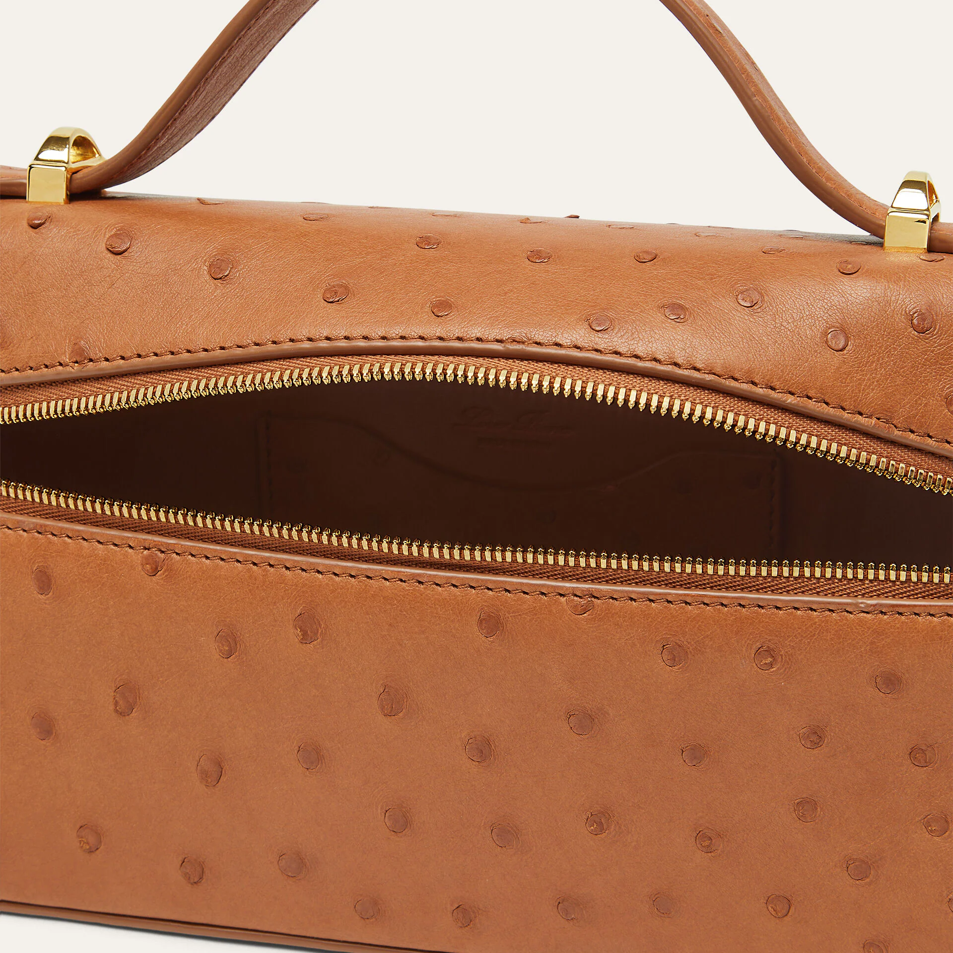 Loro Piana Extra Bag L23 in Ostrich Leather