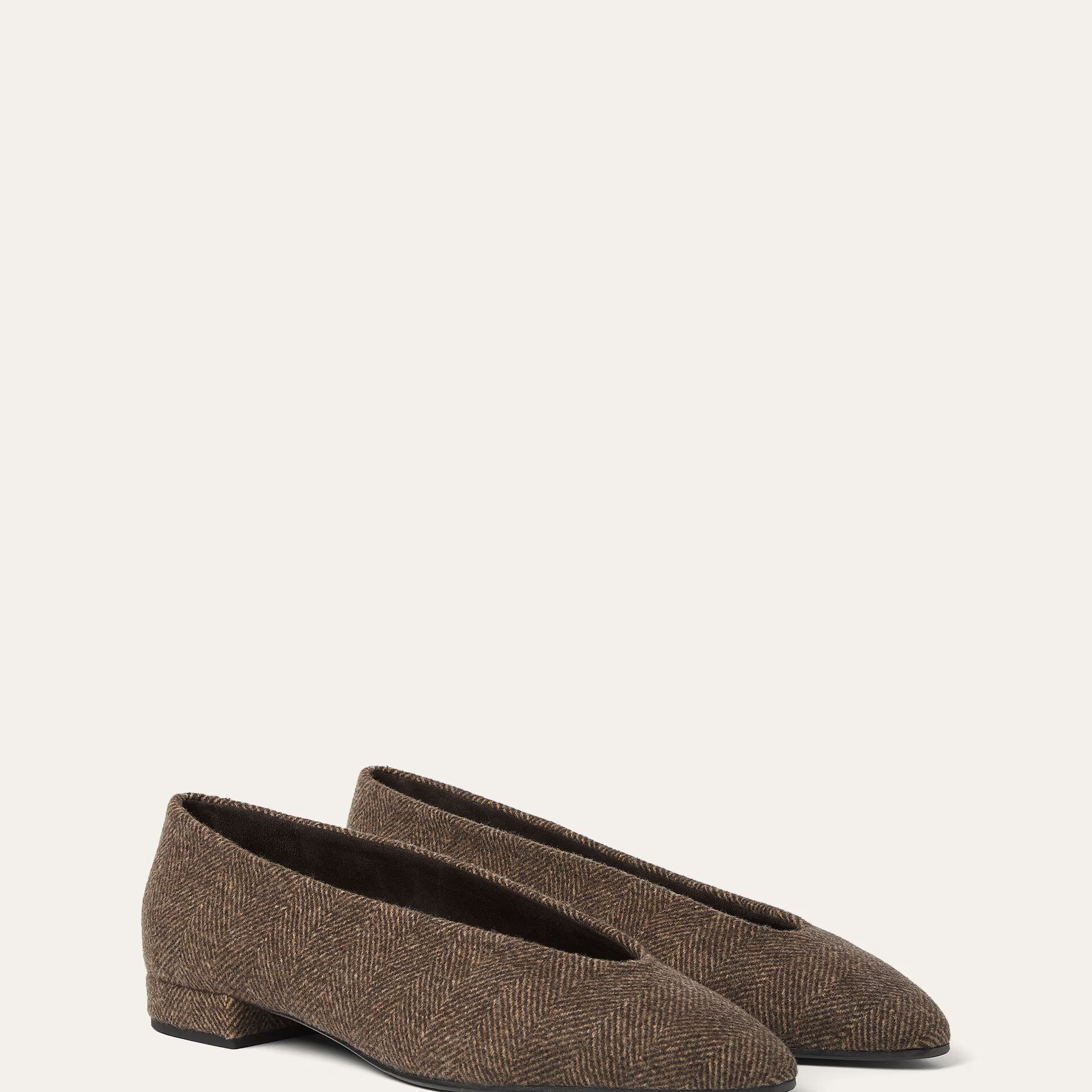 Loro Piana Rebecca Ballet Flat in Wish® Wool, Cashmere