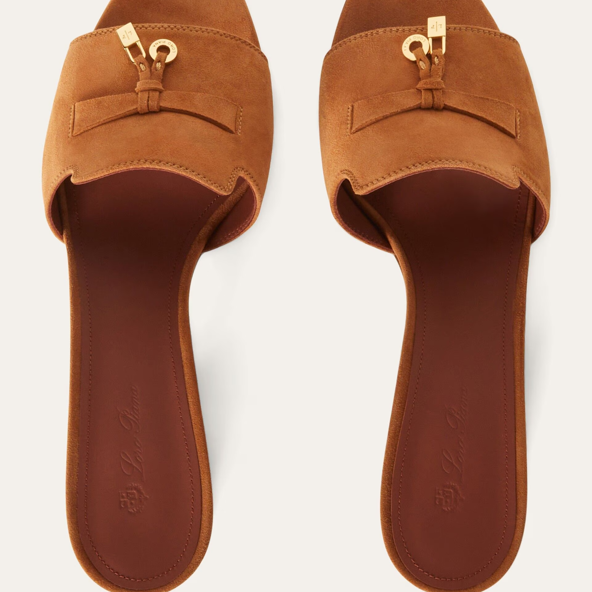 Loro Piana Summer Charms Sandal in Suede Goatskin