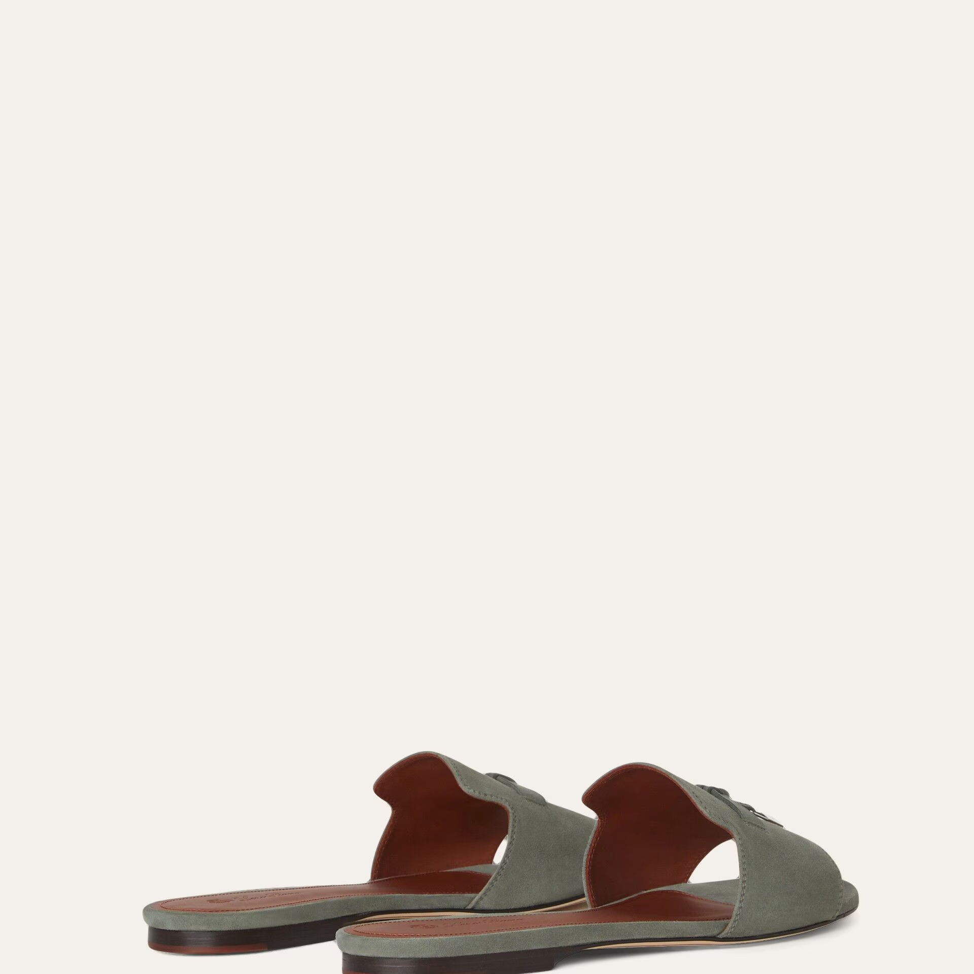 Loro Piana Summer Charms Sandal in Suede Goatskin